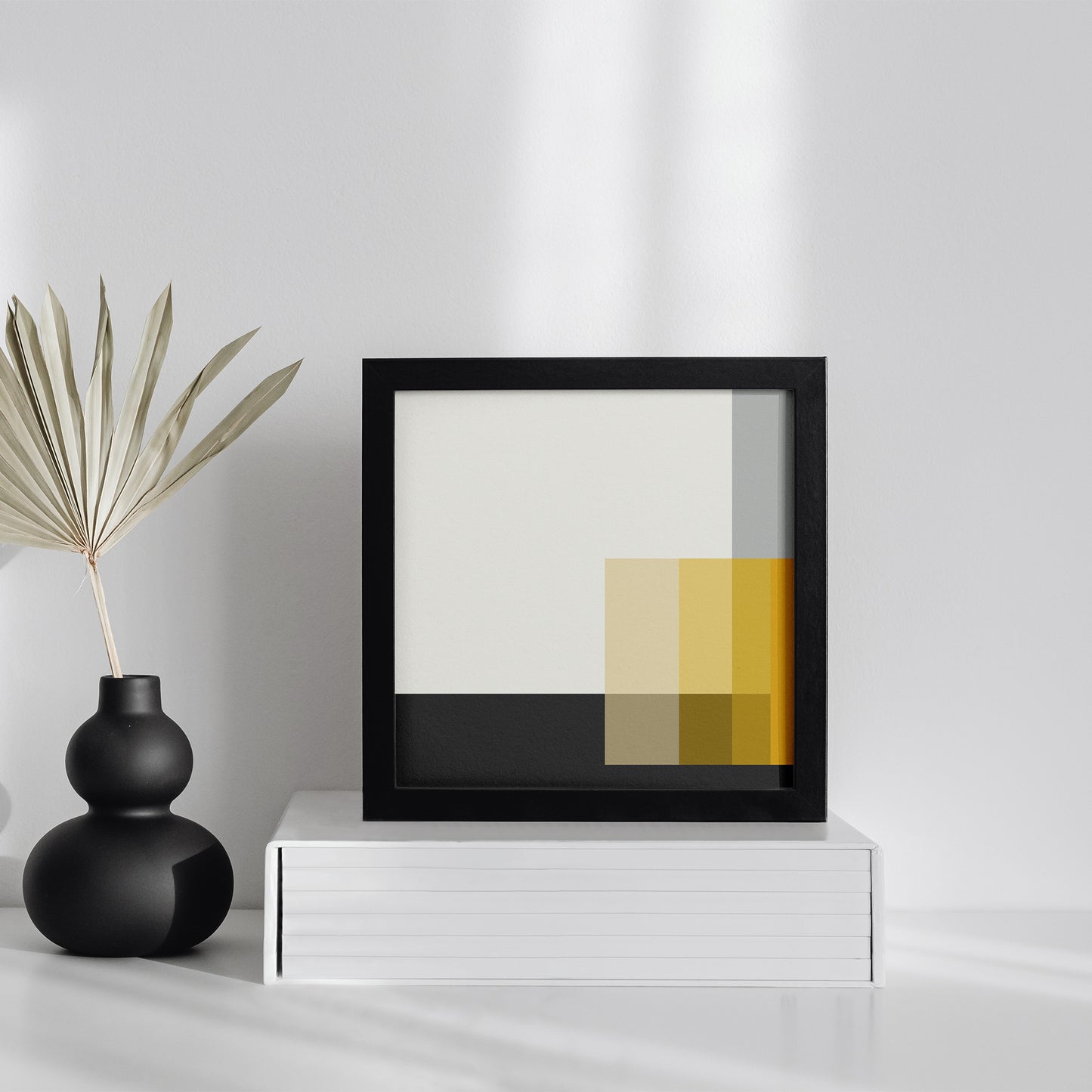 Karl Gerstner "Polar Yellow" 1958-59, Square Sizes Poster