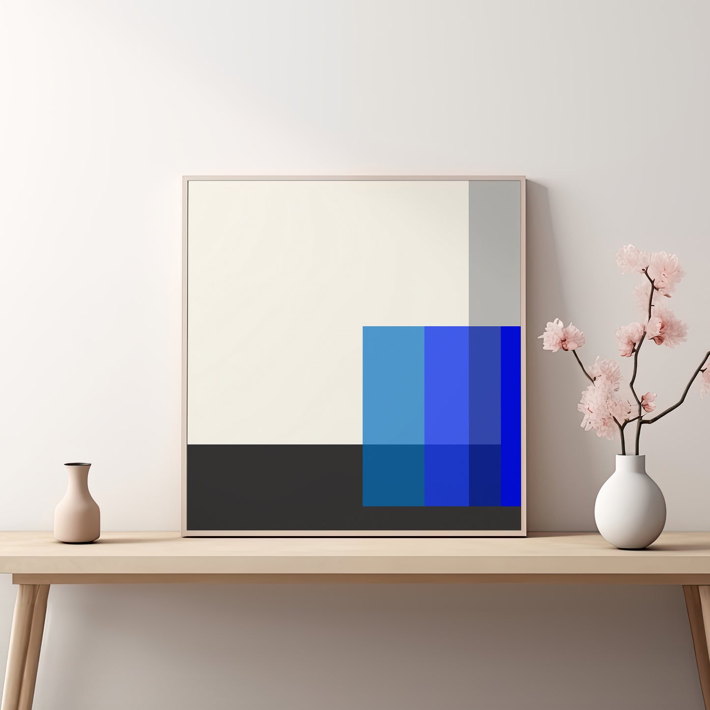 Karl Gerstner "Polar Blue" 1958-59, Square Sizes Poster
