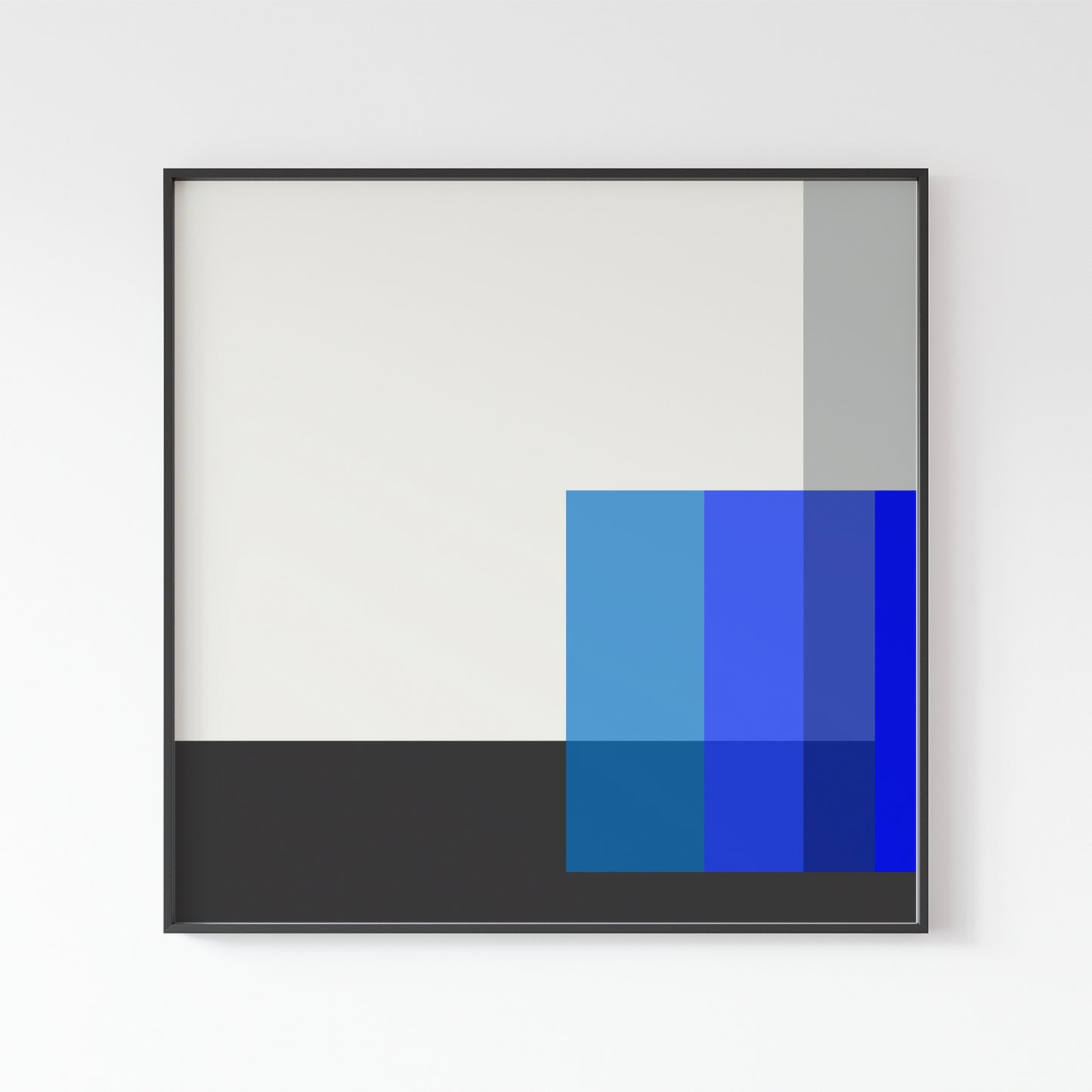 Karl Gerstner "Polar Blue" 1958-59, Square Sizes Poster