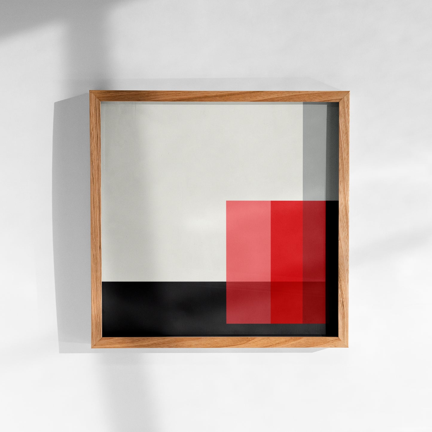 Karl Gerstner "Polar Red" 1958-59, Square Sizes Poster