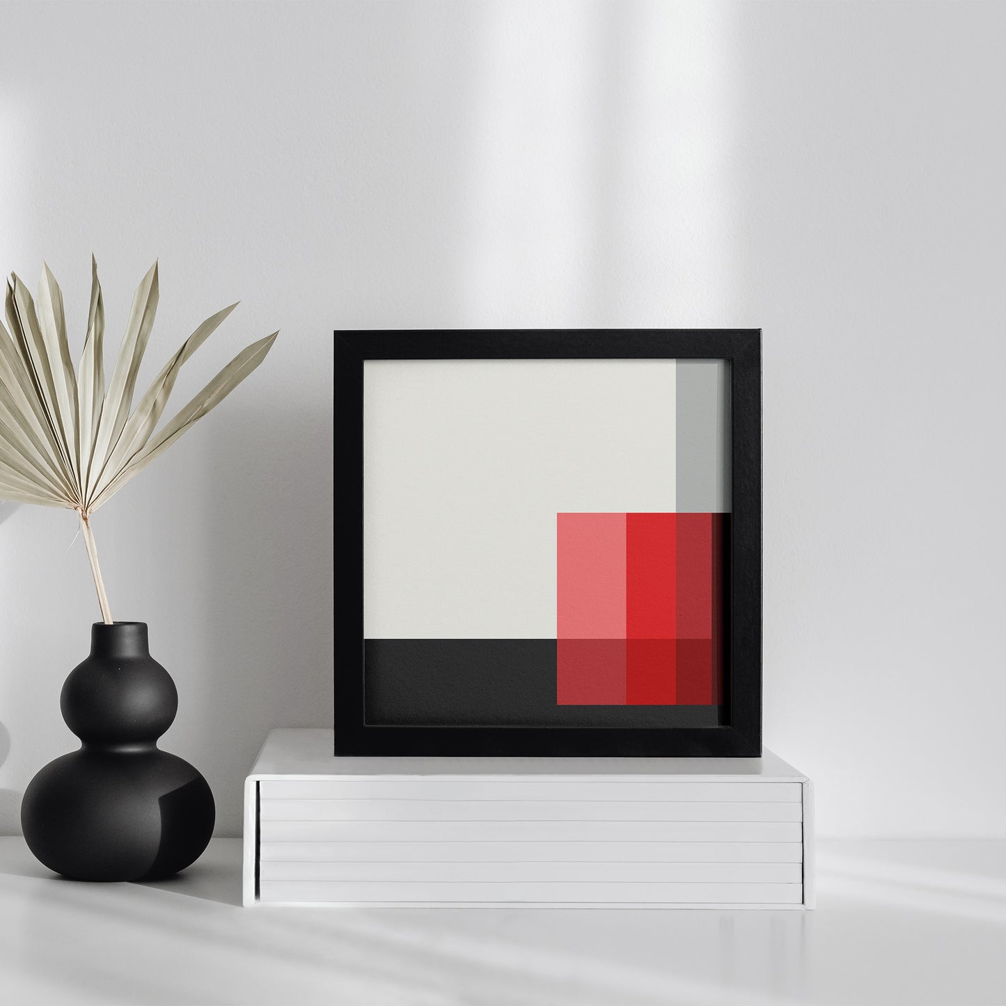 Karl Gerstner "Polar Red" 1958-59, Square Sizes Poster