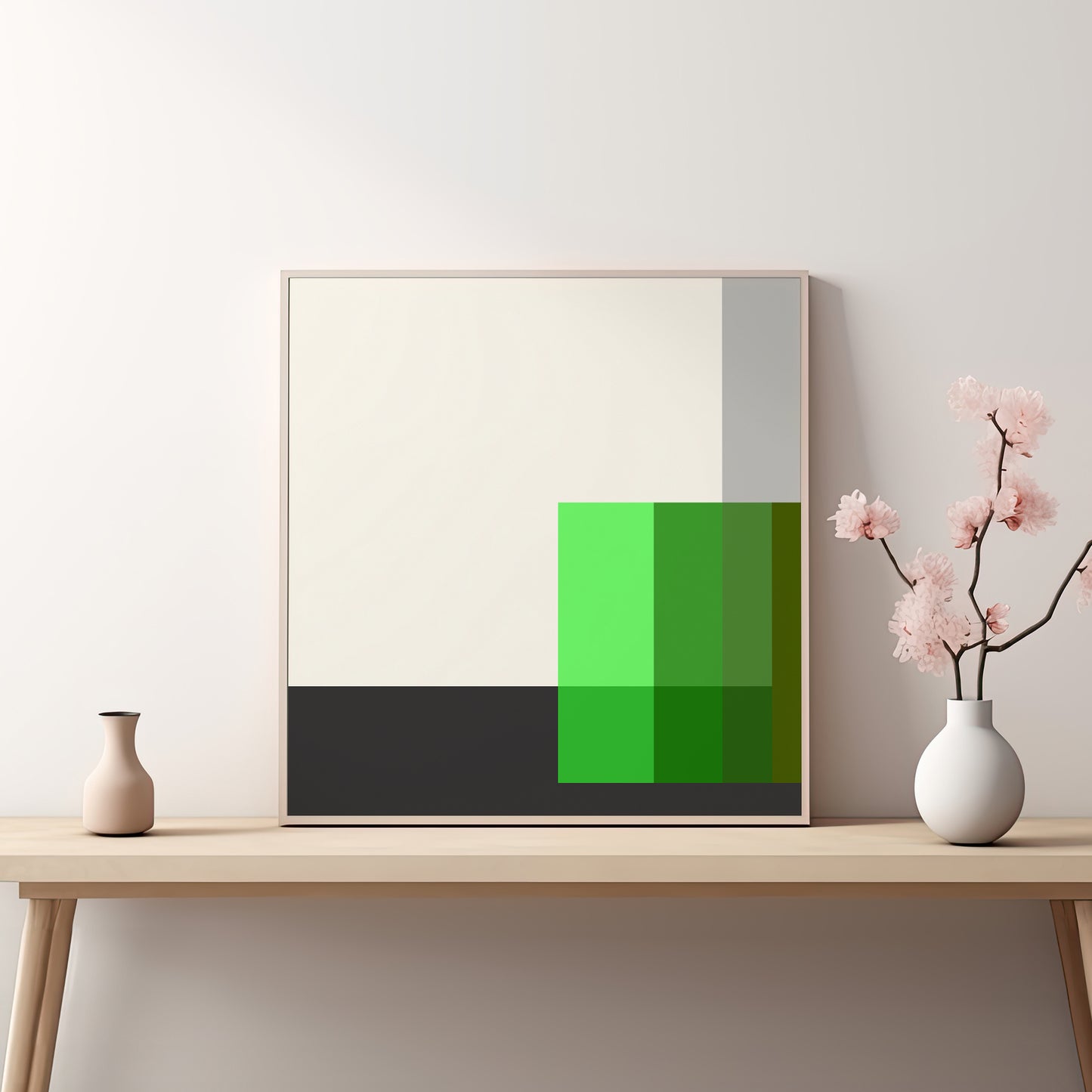 Karl Gerstner "Polar Green" 1958-59, Square Sizes Poster