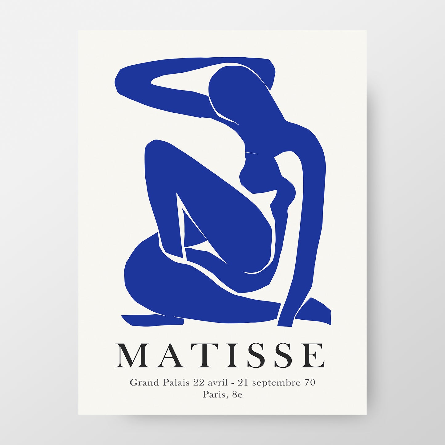 Henri Matisse "Nu Bleu III", Vibrant 1952 Lithography Print Poster Poster Print Gang