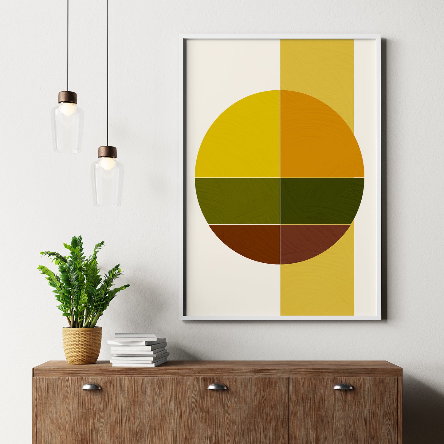 Mid-Century Abstract Art Print