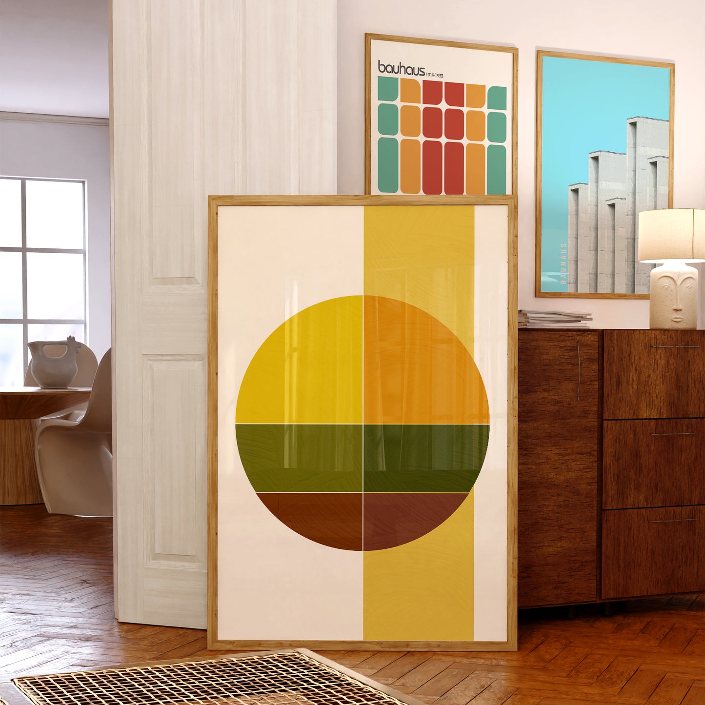 Mid-Century Abstract Art Print
