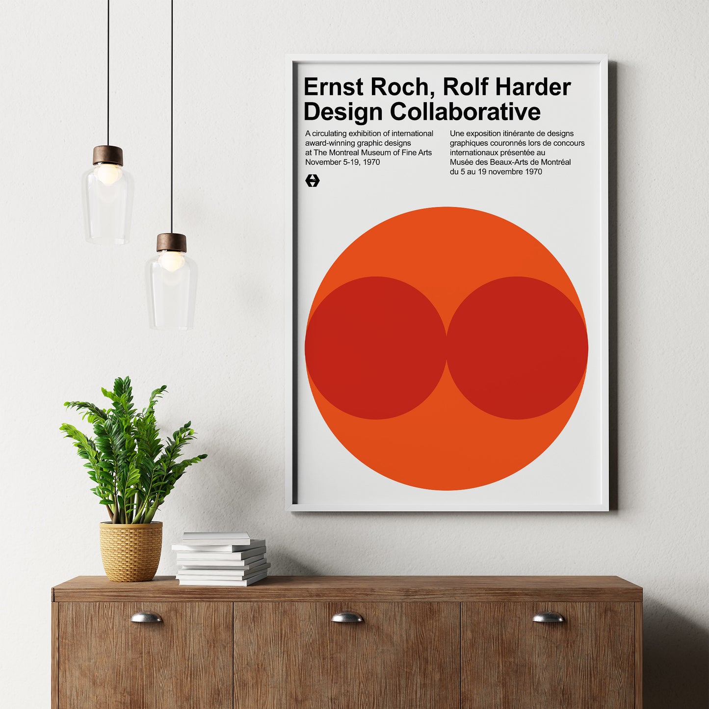 Montreal 1970 Graphic Designs Exhibition Poster, Ernst Roch, Rolf Harder