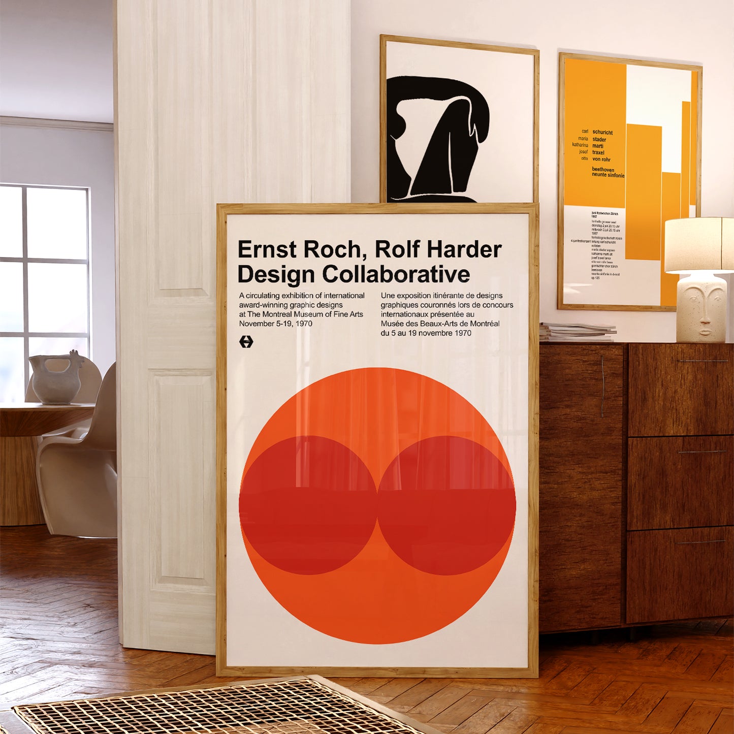 Montreal 1970 Graphic Designs Exhibition Poster, Ernst Roch, Rolf Harder