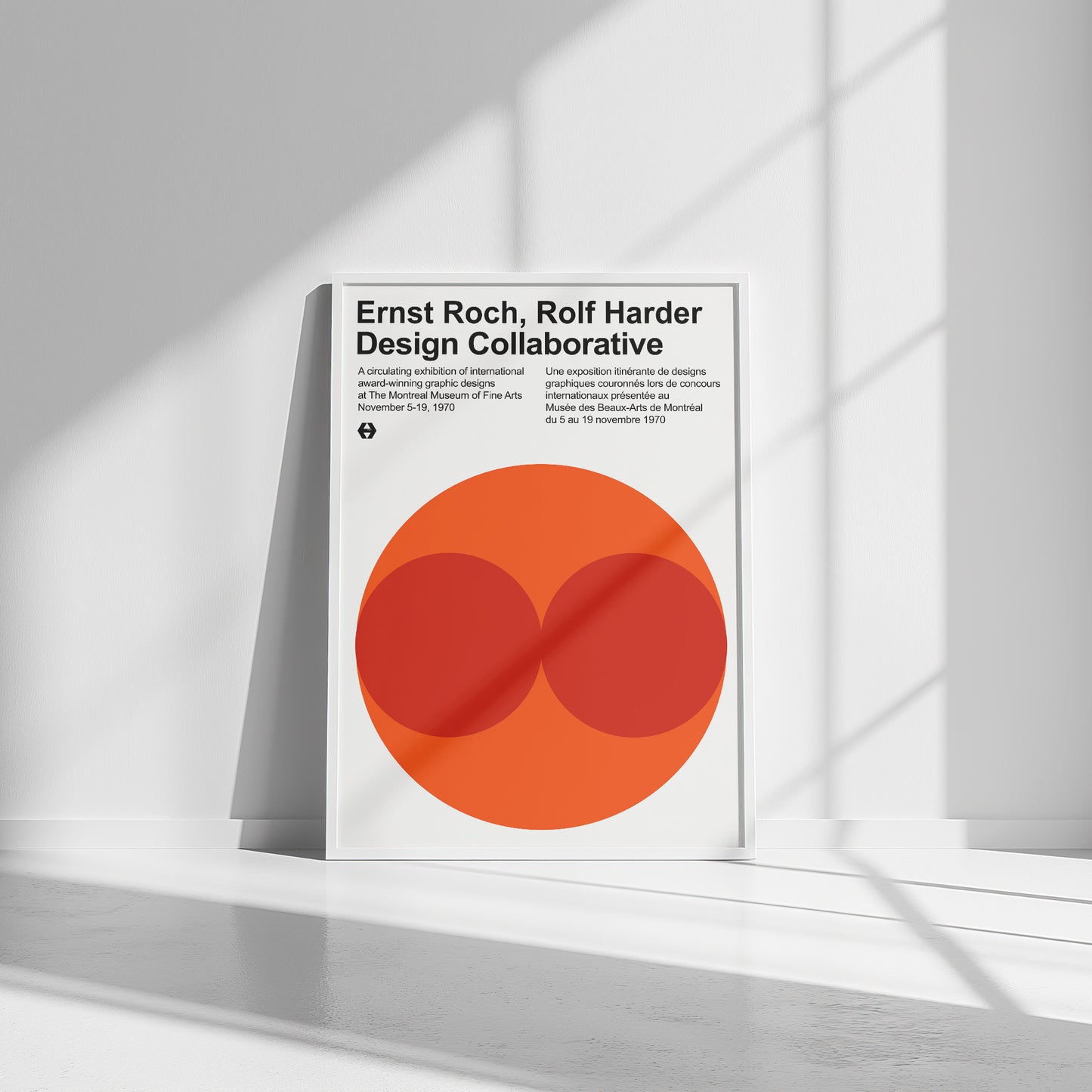 Montreal 1970 Graphic Designs Exhibition Poster, Ernst Roch, Rolf Harder