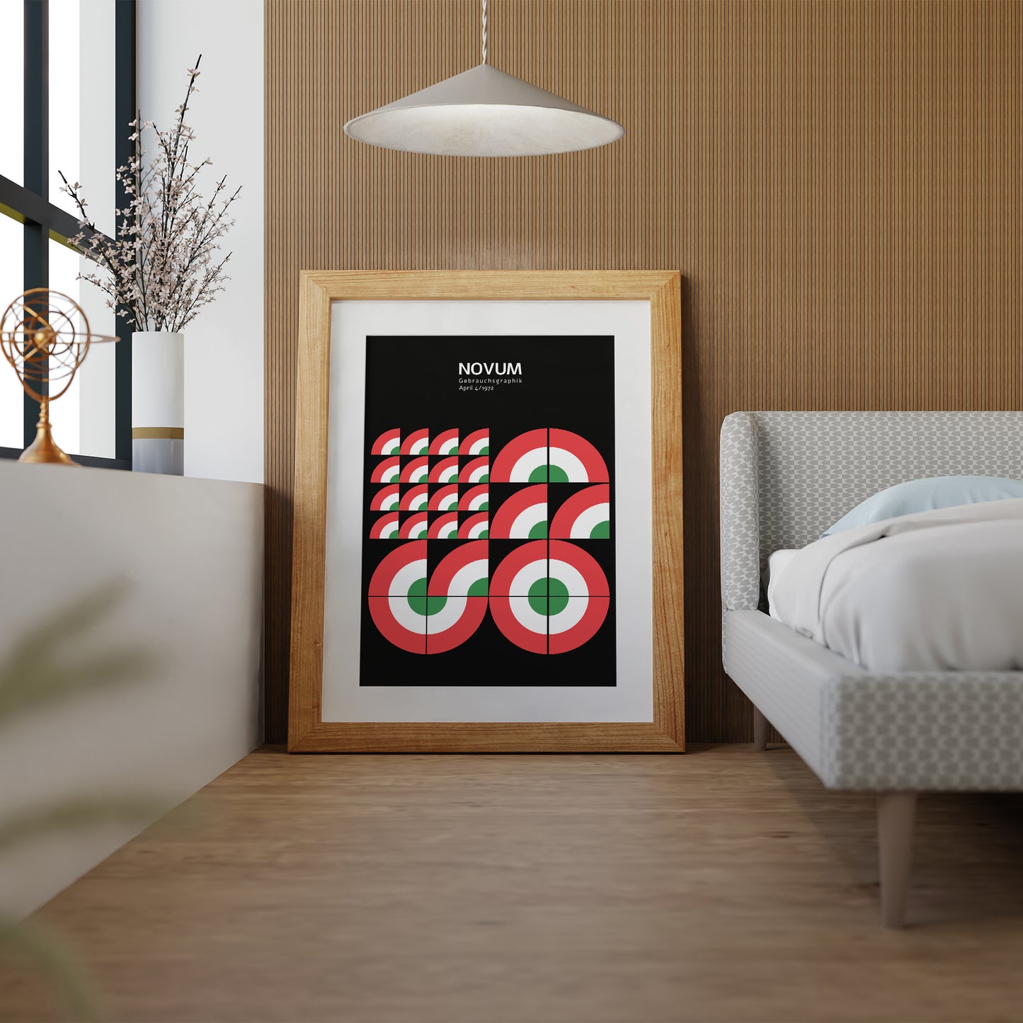 Novum World of Graphic Design Exhibition Poster, April 1972