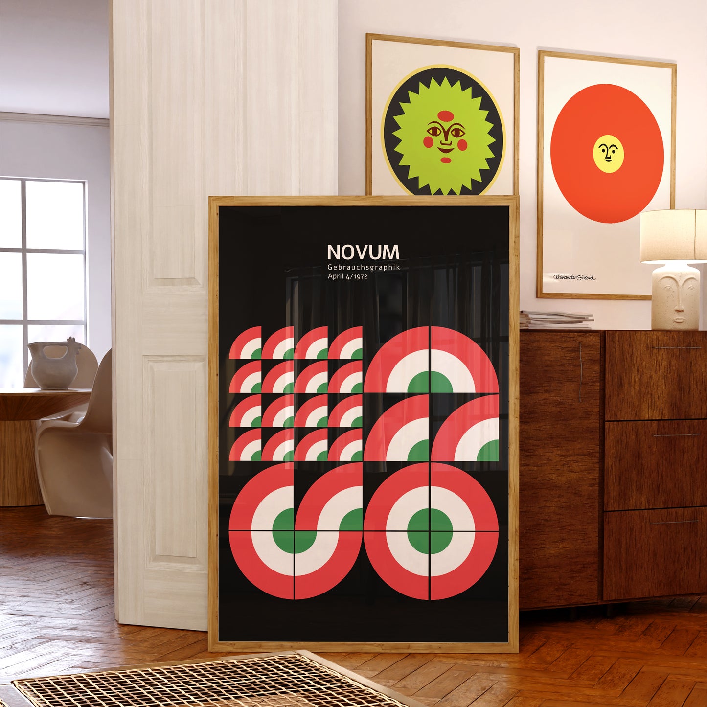 Novum World of Graphic Design Exhibition Poster, April 1972