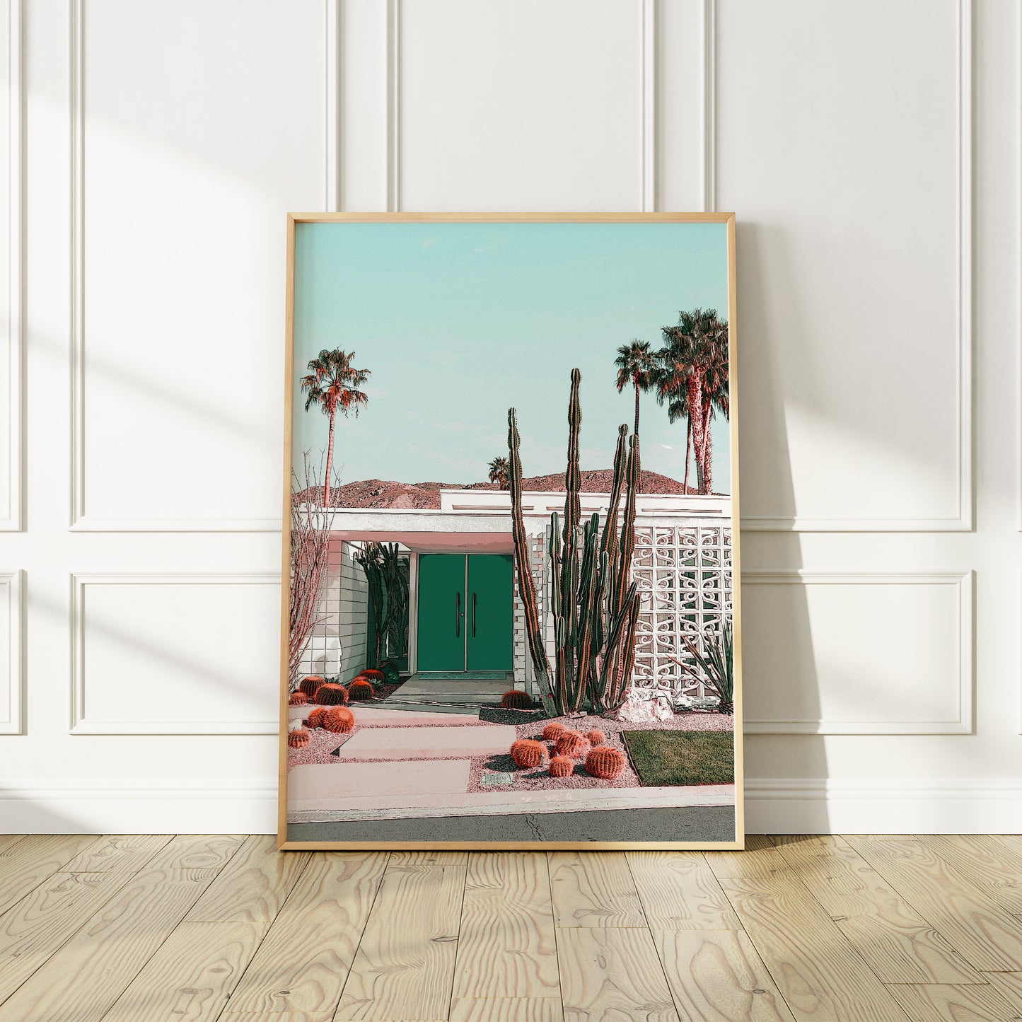 Affiche Doors of Palm Springs, Californie | De la photo à la peinture