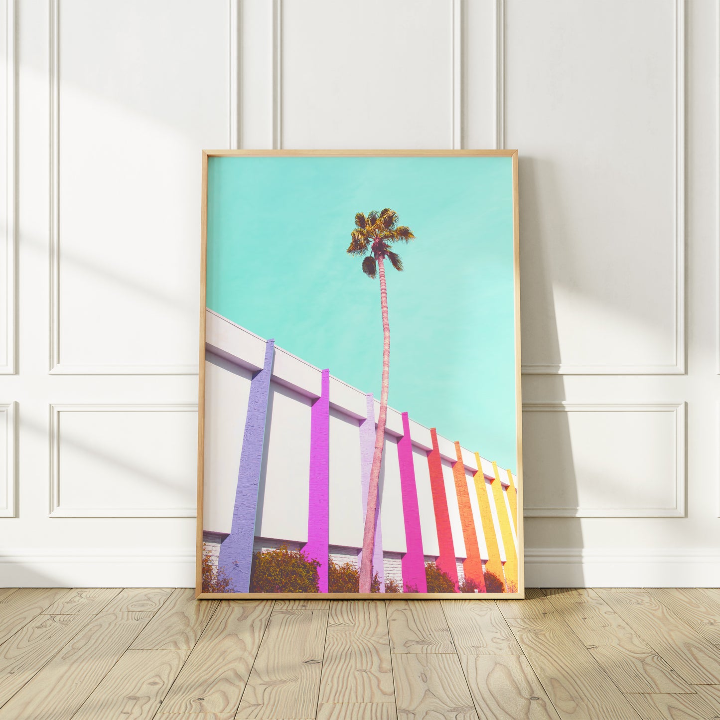 Vibrant Palm Spring, California Poster | Street Photography