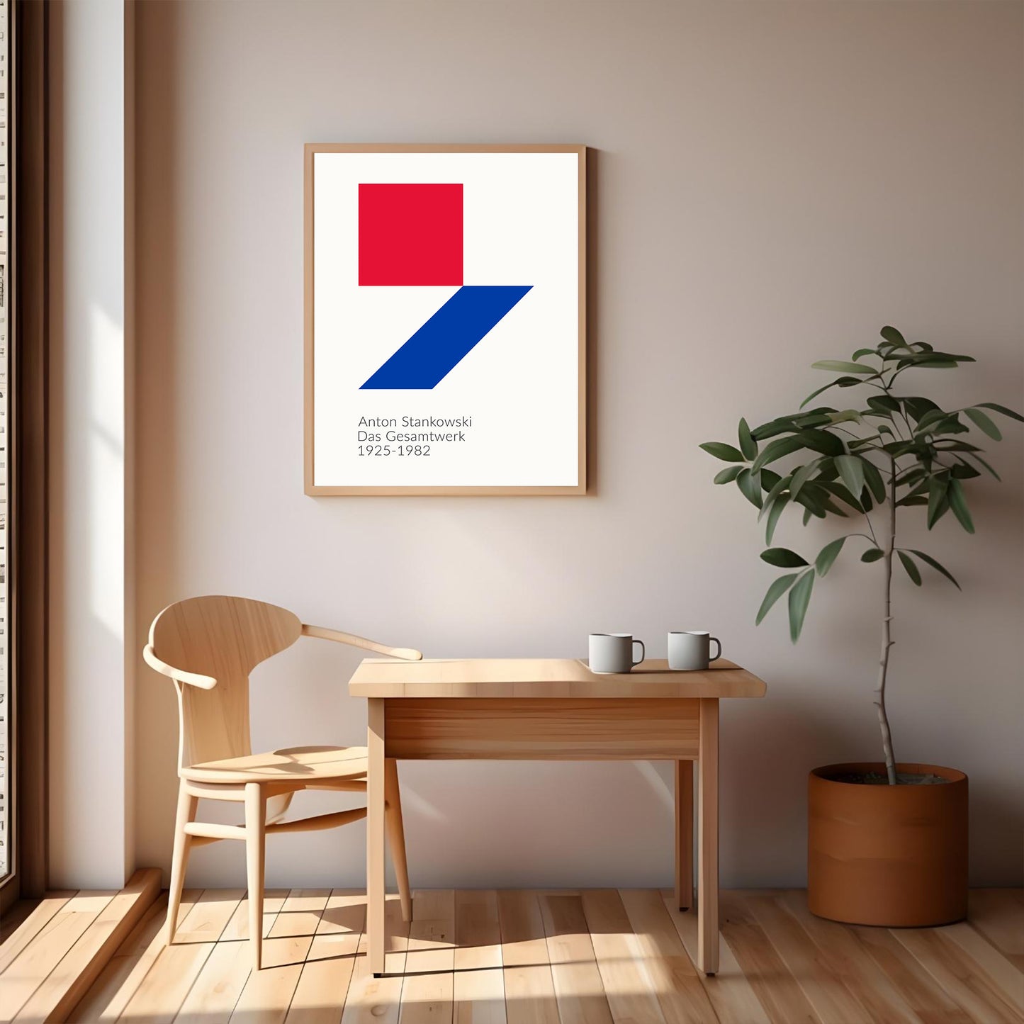 Affiche de l'exposition d'architecture de 1965 par Alvar Aalto