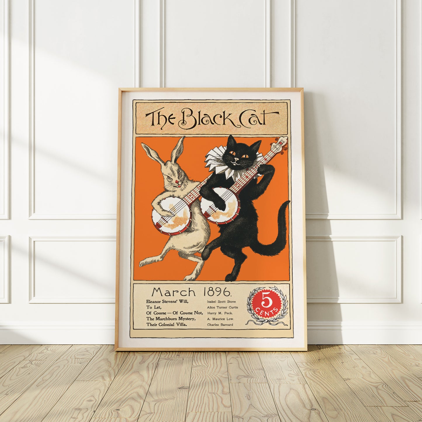 Le Chat noir, mars 1896, reproduction éditée