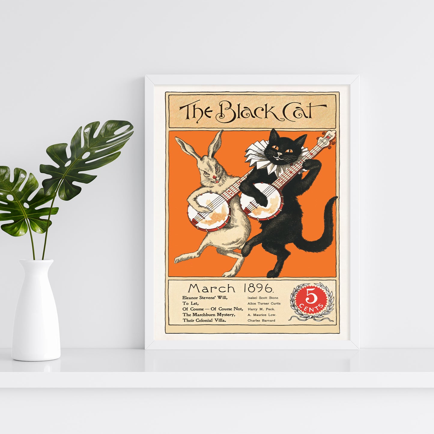 Le Chat noir, mars 1896, reproduction éditée