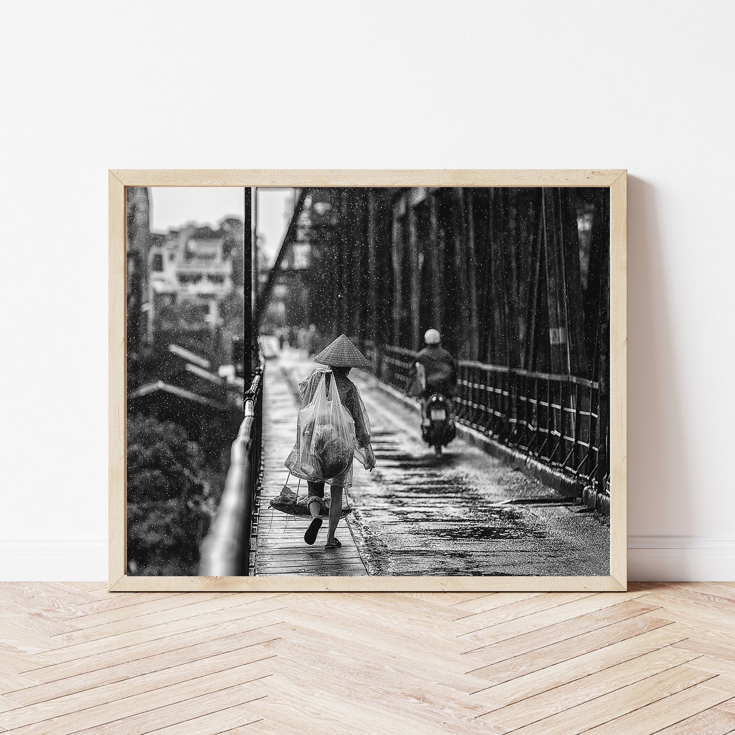 Photographie de rue au Vietnam sous la pluie