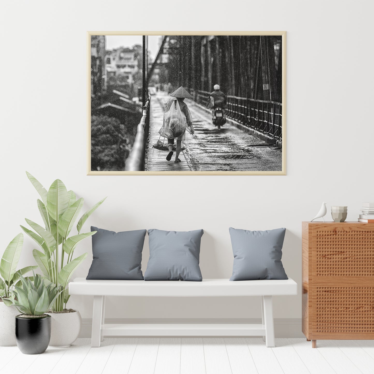 Photographie de rue au Vietnam sous la pluie