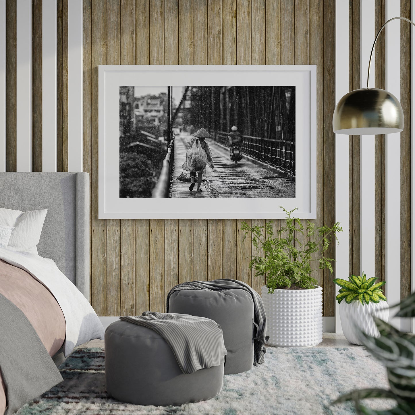 Photographie de rue au Vietnam sous la pluie