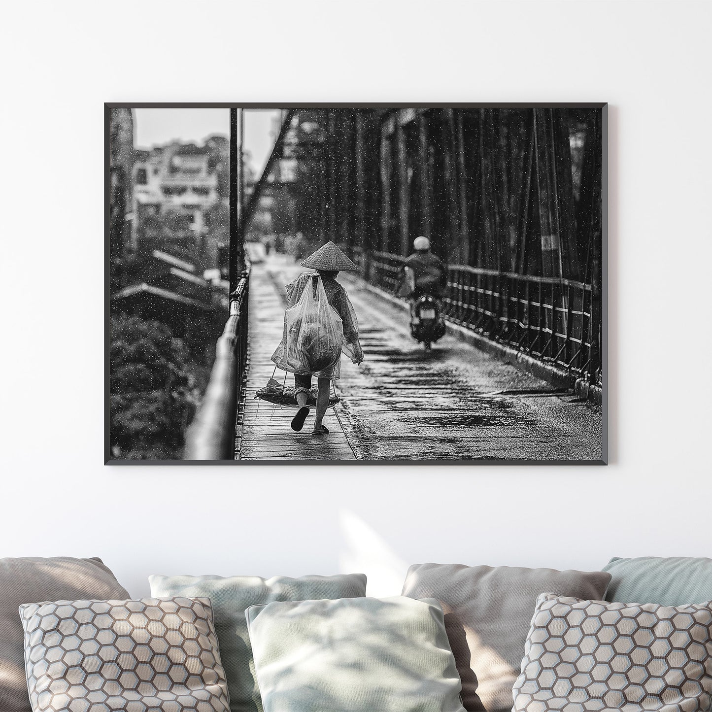 Photographie de rue au Vietnam sous la pluie