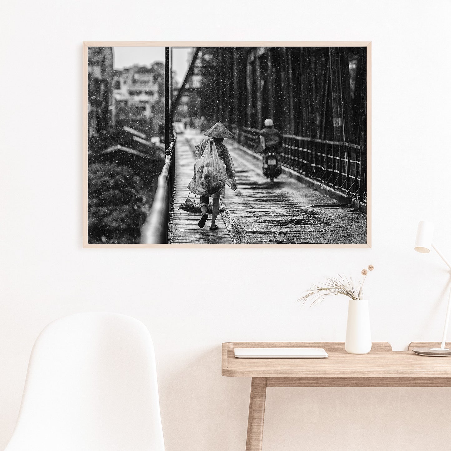 Photographie de rue au Vietnam sous la pluie