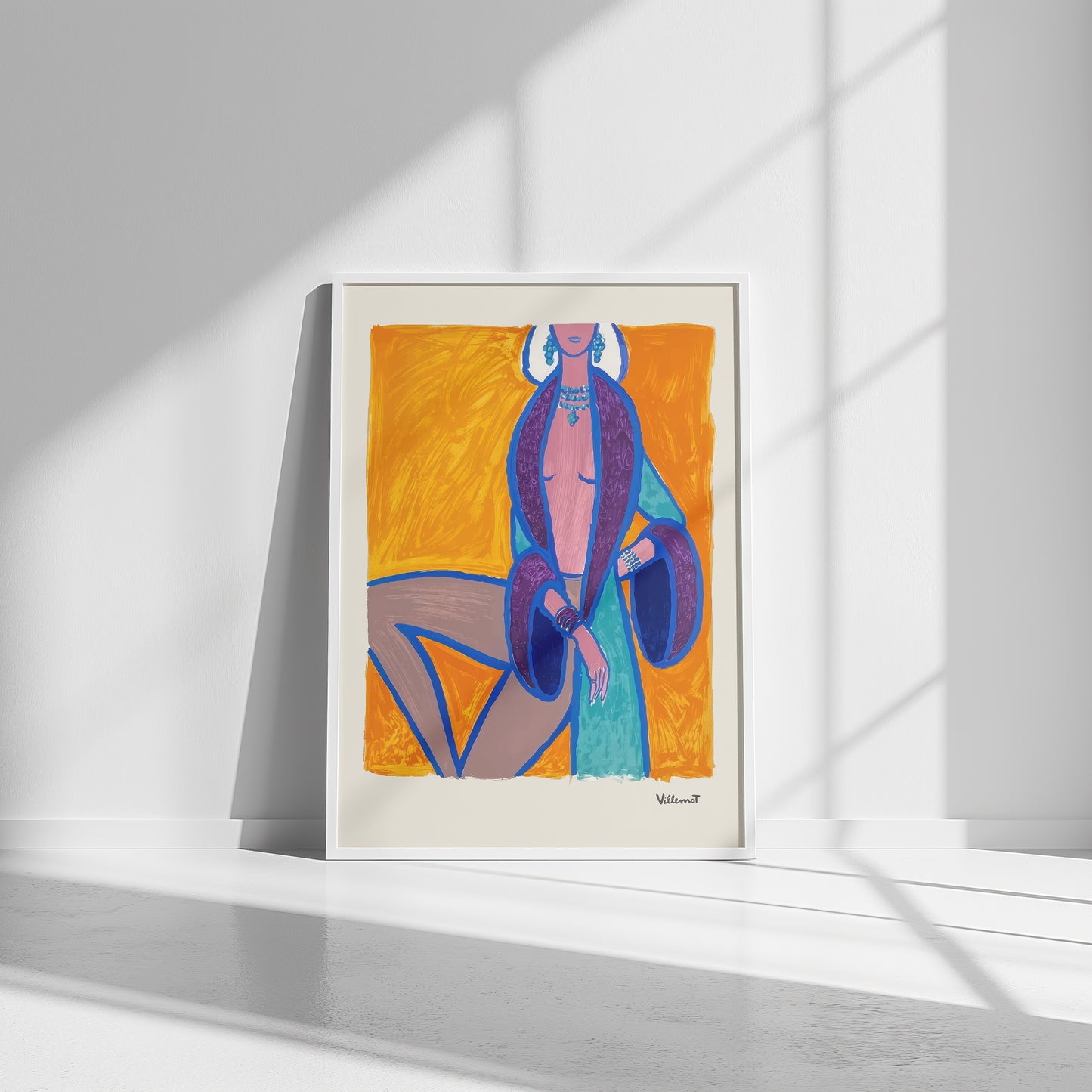 Bernard Villemot Fine Art Print, 1971 "Les Parisiennes IV"