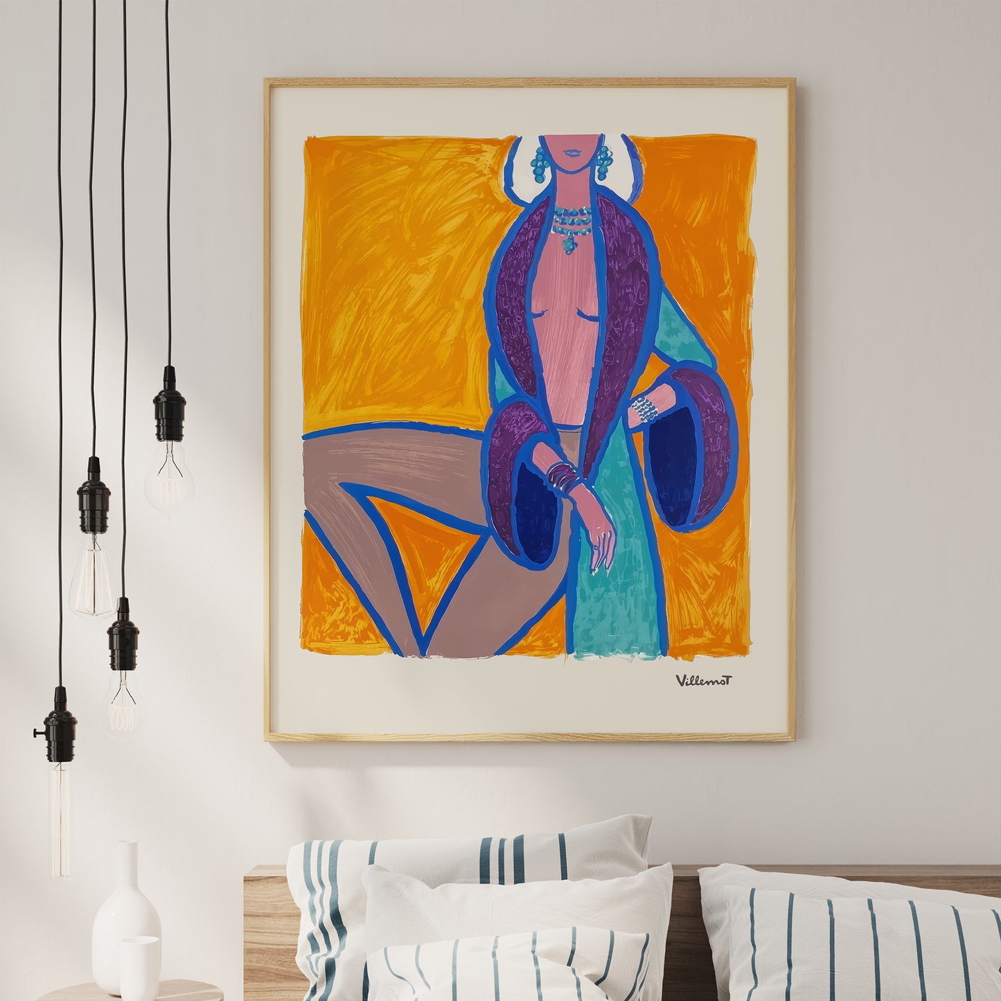 Bernard Villemot Fine Art Print, 1971 "Les Parisiennes IV"