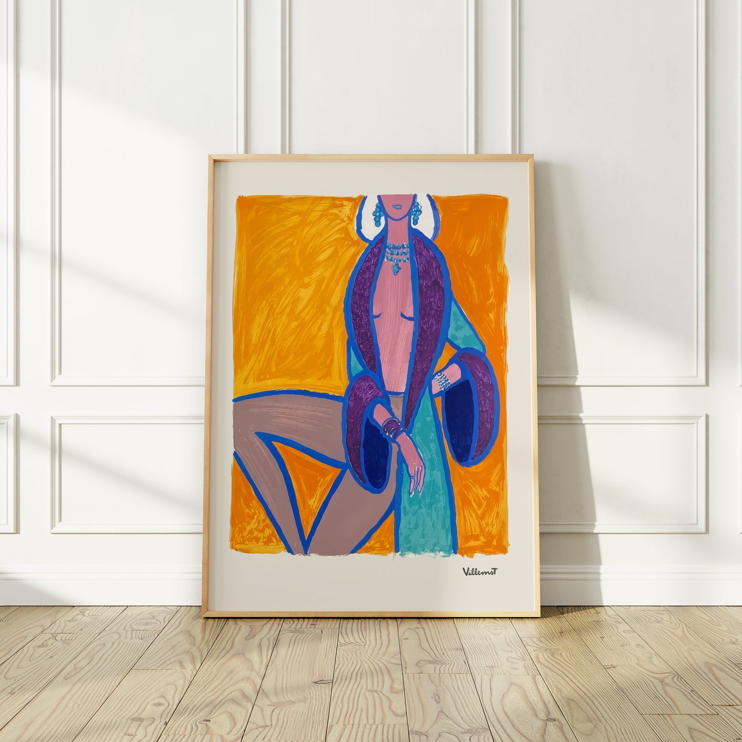 Bernard Villemot Fine Art Print, 1971 "Les Parisiennes IV"