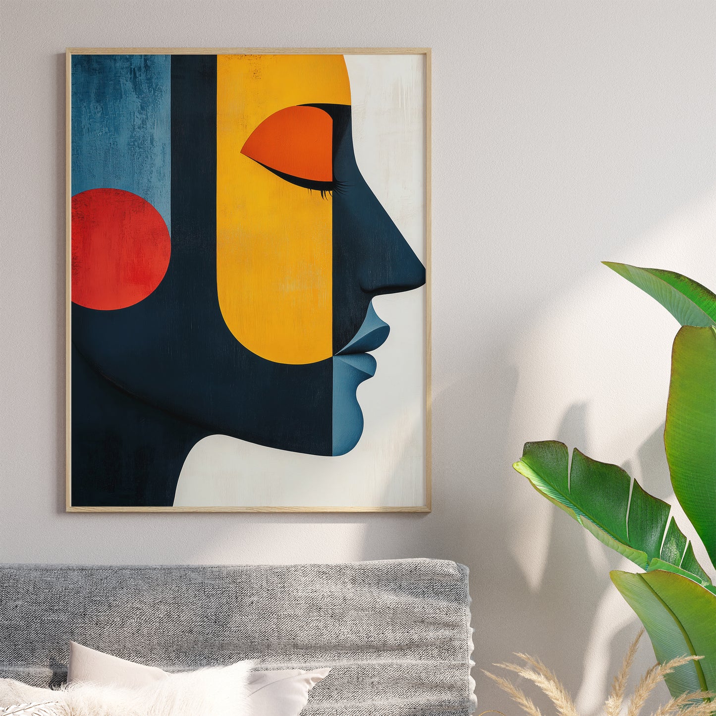 Vibrant Abstract Face of a Woman no.2
