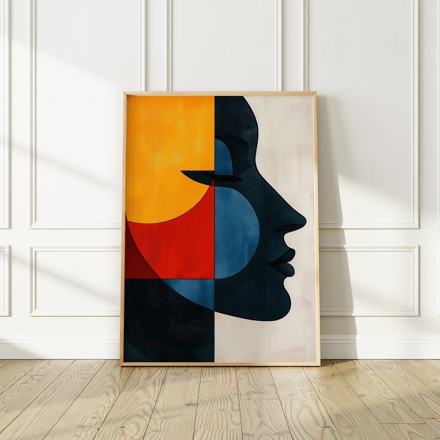 Vibrant Abstract Face of a Woman no.3