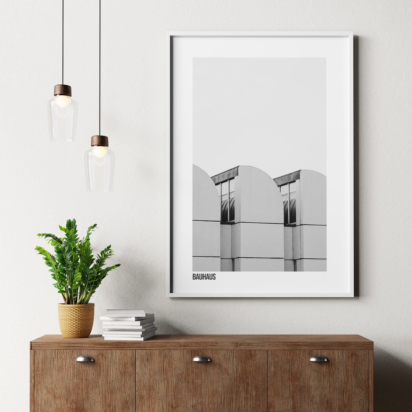 Bauhaus Architecture Poster | Black and White Photography