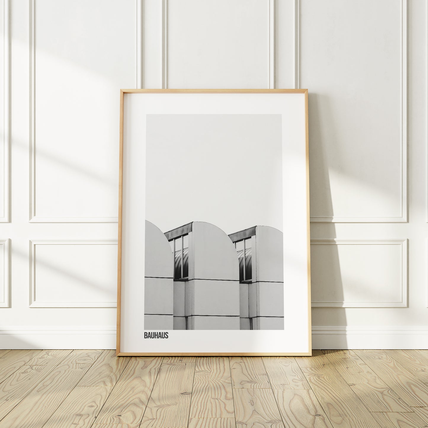 Bauhaus Architecture Poster | Black and White Photography