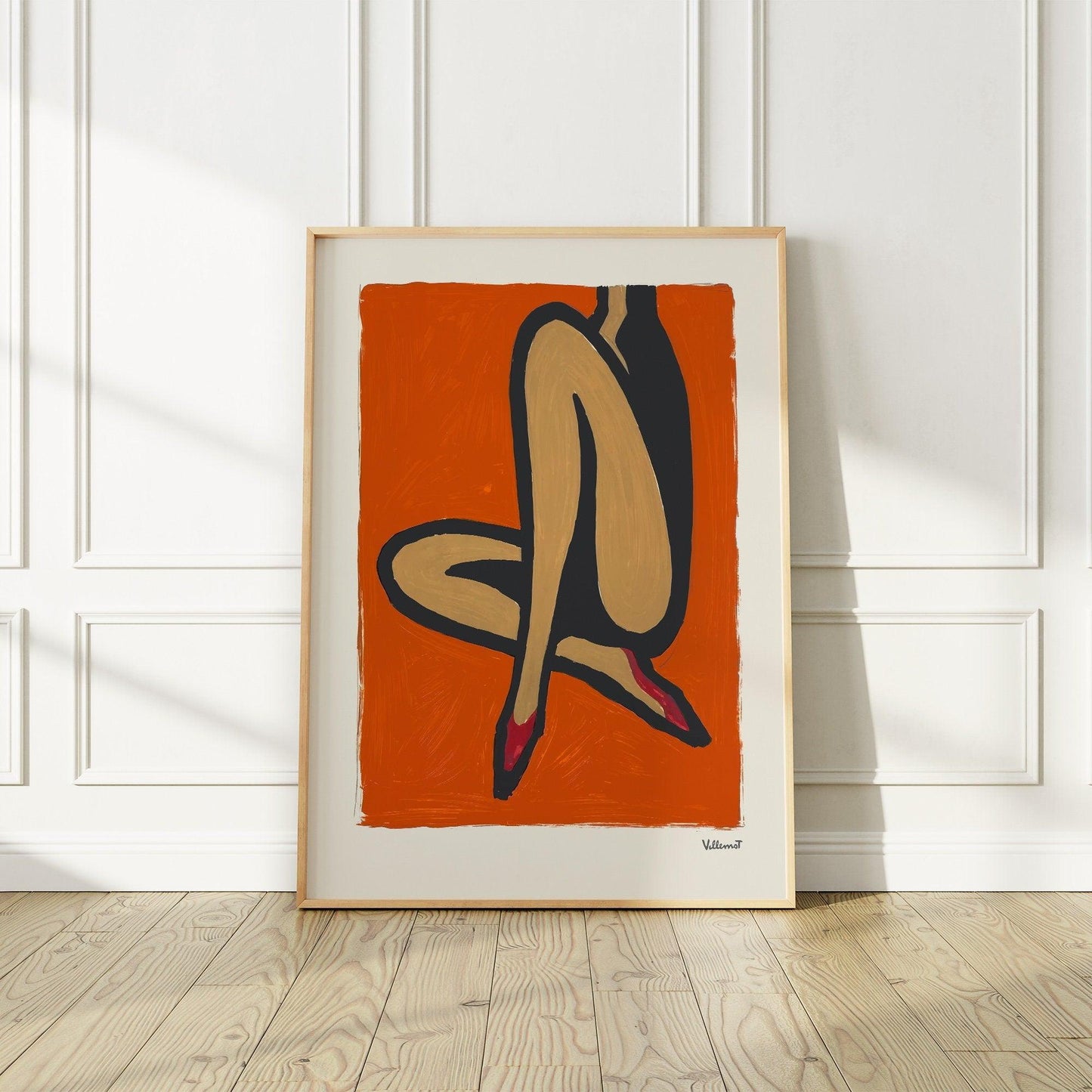Bernard Villemot Fine Art Print, 1971 "Les Parisiennes III"
