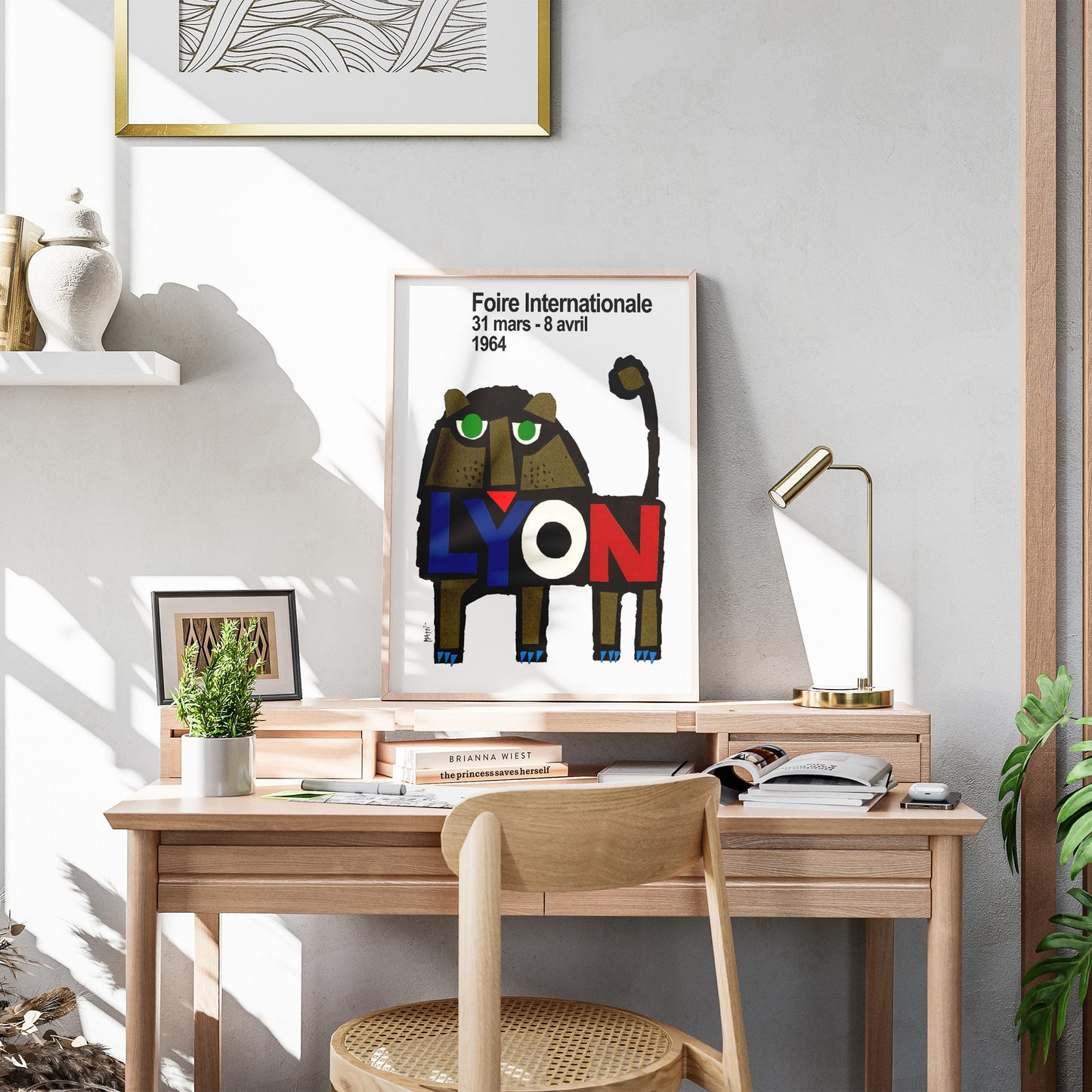 Celestino Piatti 1964 Lyon Exhibition Poster