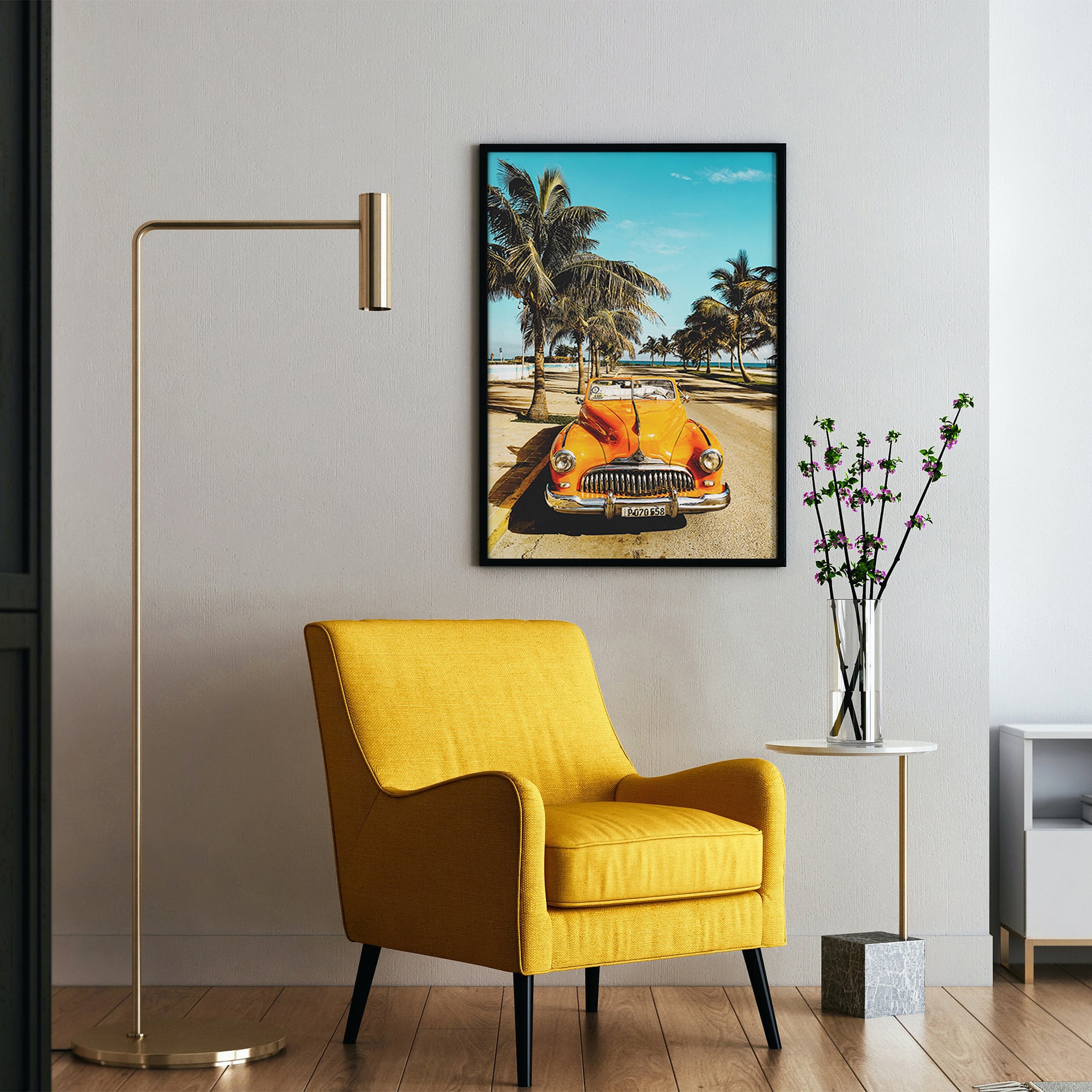 Classic car in Havana Cuba Poster