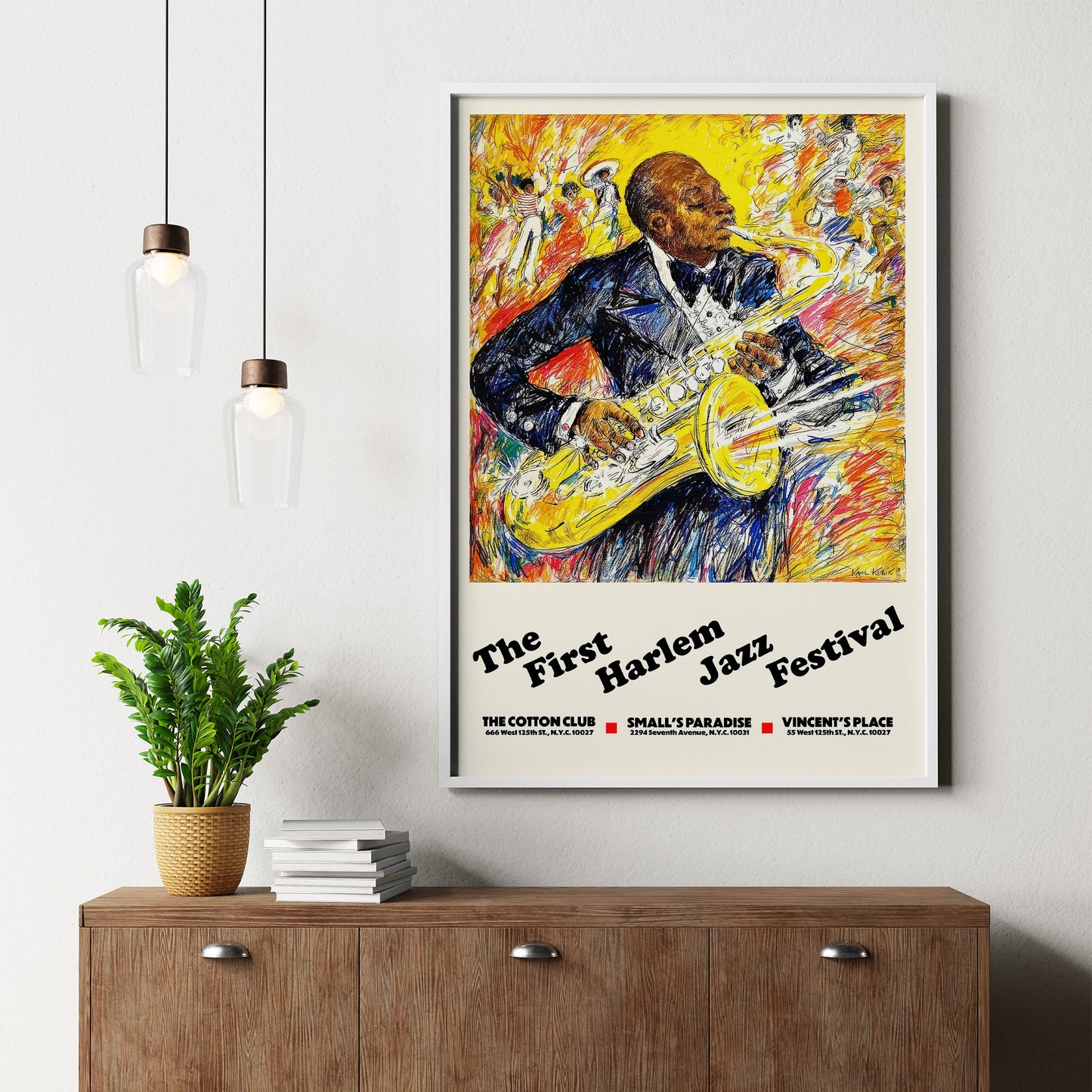 Harlem First Jazz Festival 1978  Reproduction Poster