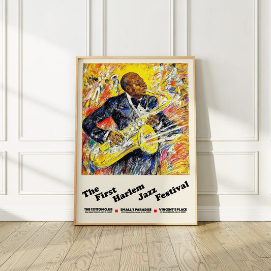 Harlem First Jazz Festival 1978  Reproduction Poster