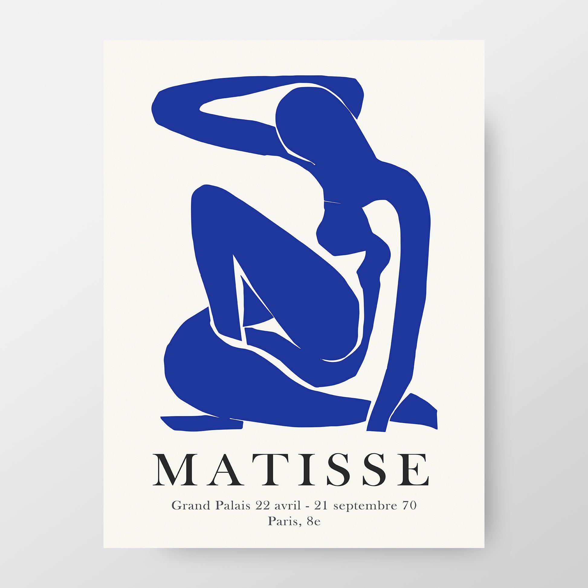 Henri Matisse "Nu Bleu III", Vibrant 1952 Lithography Print