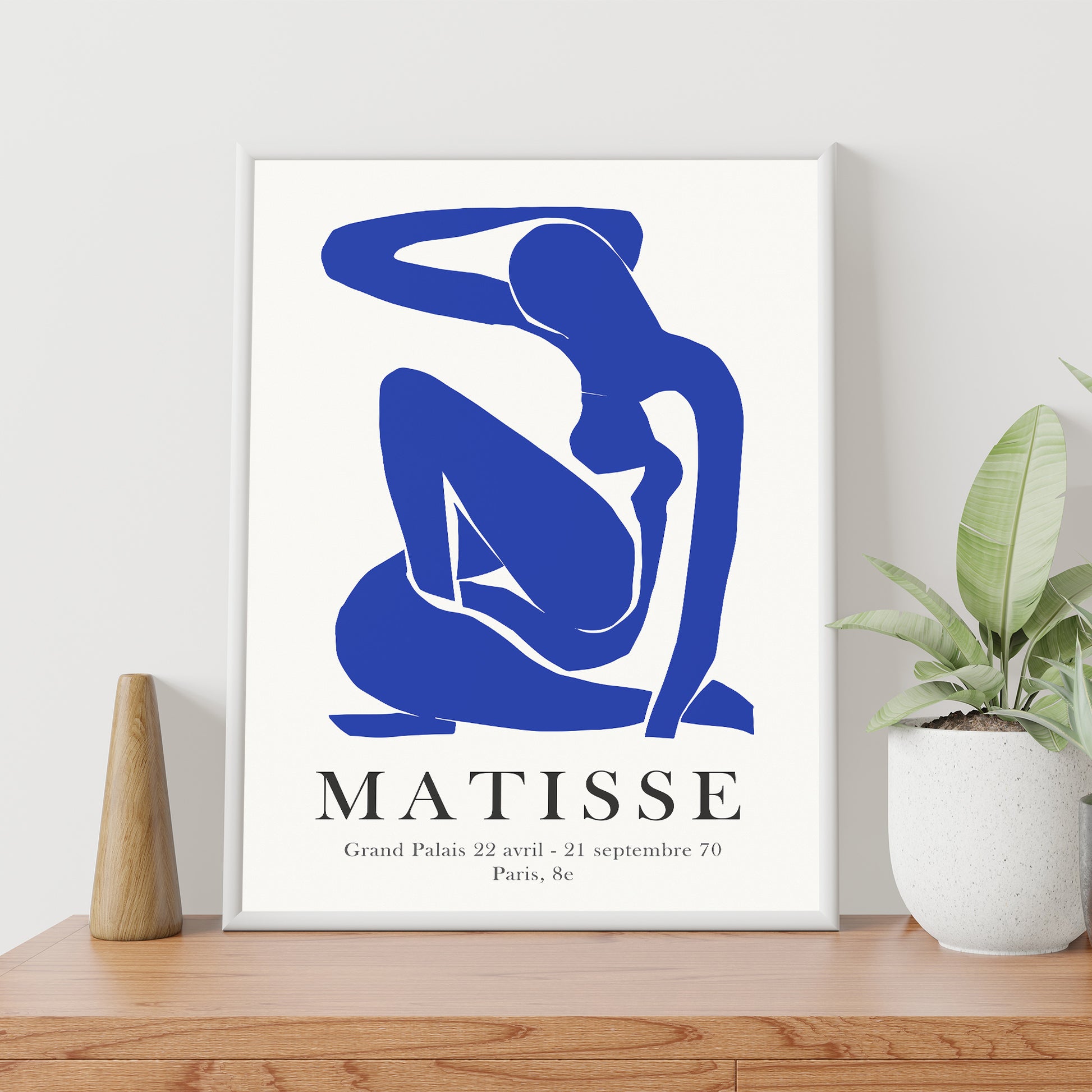 Henri Matisse "Nu Bleu III", Vibrant 1952 Lithography Print