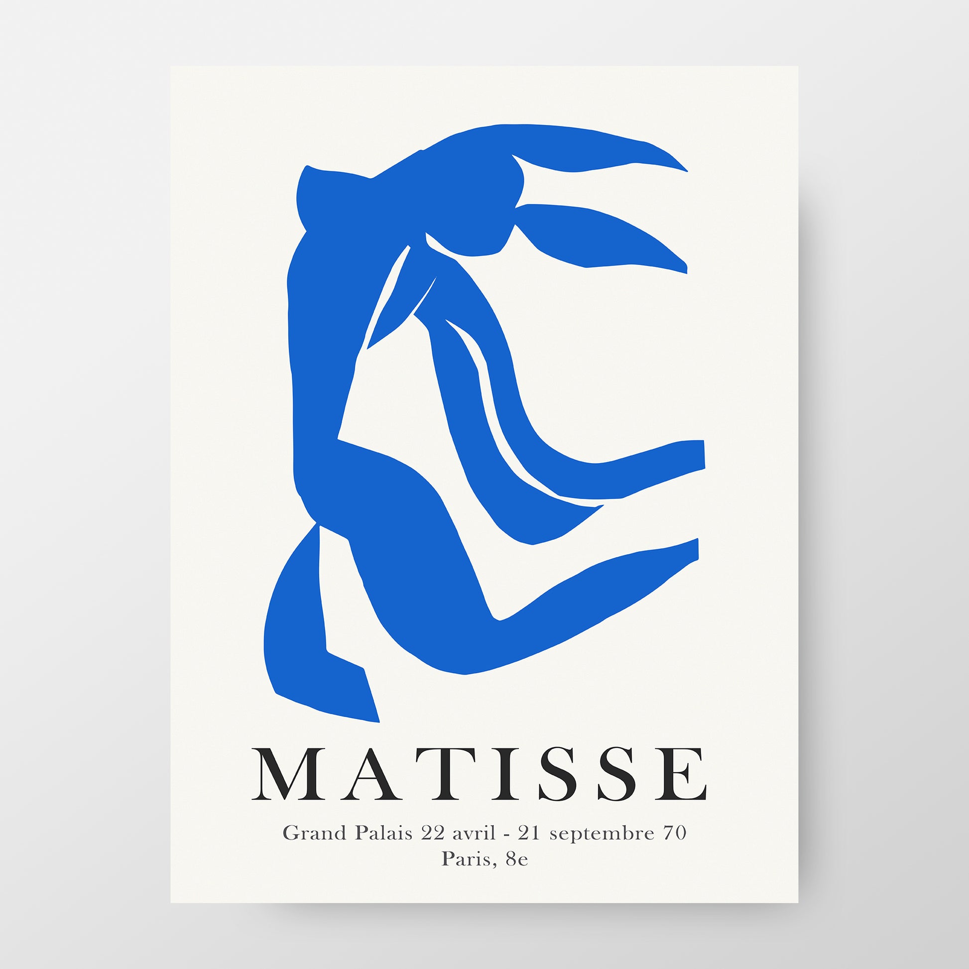 Henri Matisse "The Flowing Hair", Vibrant 1952 Art Print