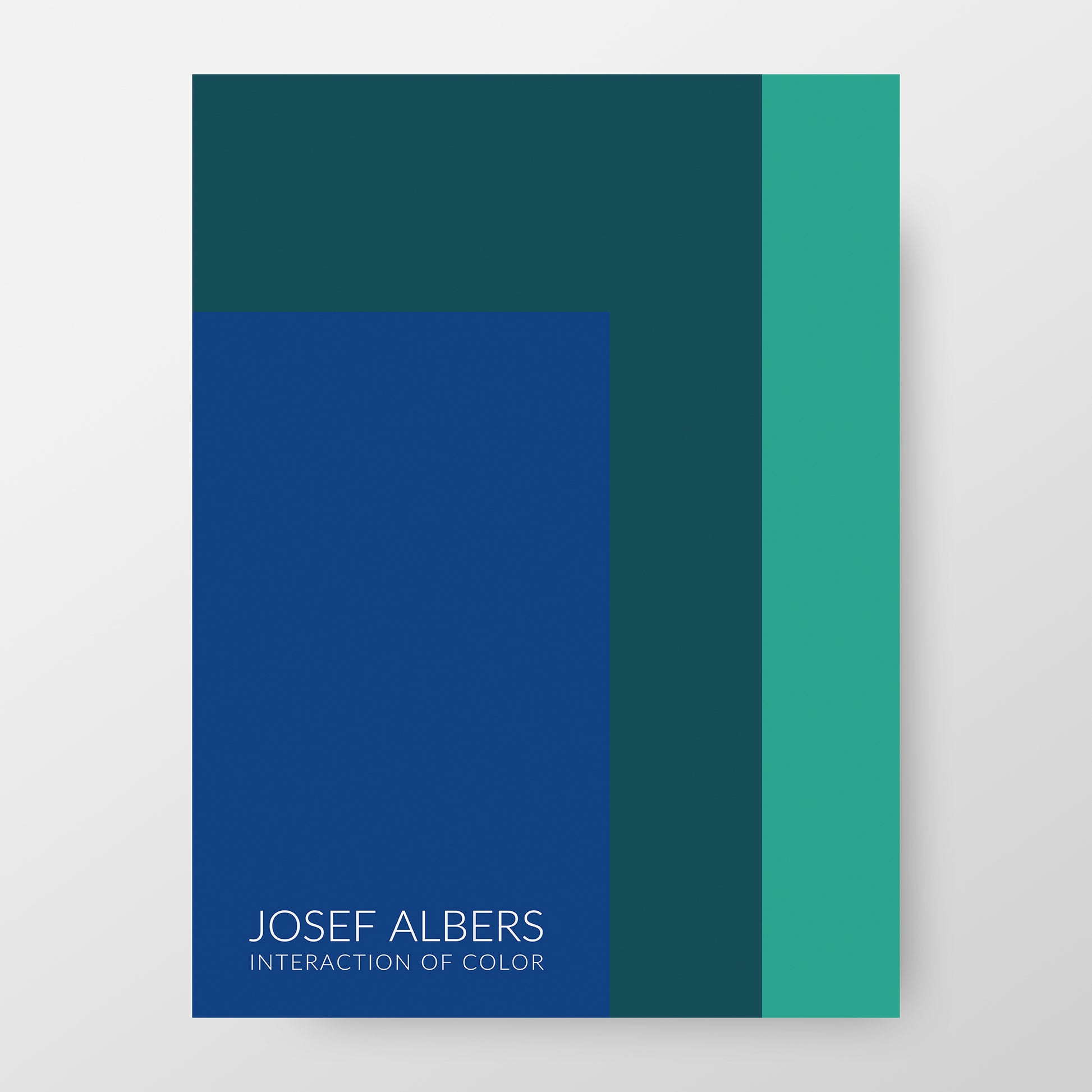 Josef Albers "Interaction of Color" Exhibition Poster