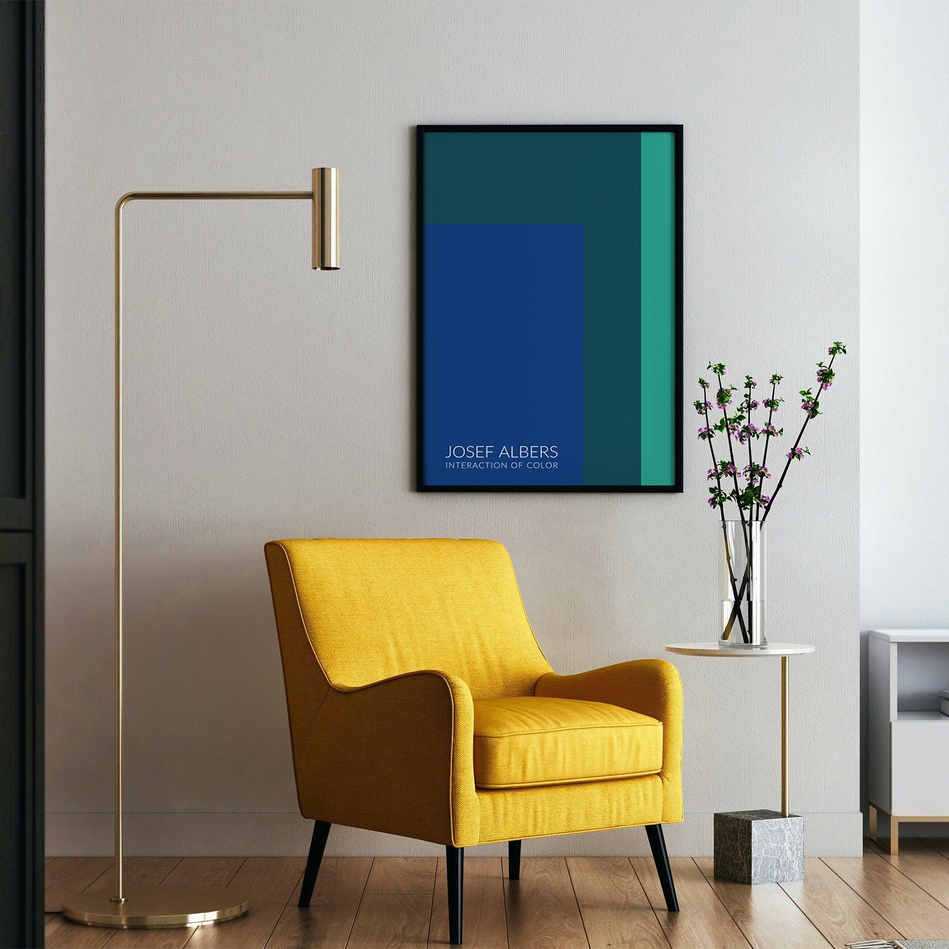 Josef Albers "Interaction of Color" Exhibition Poster