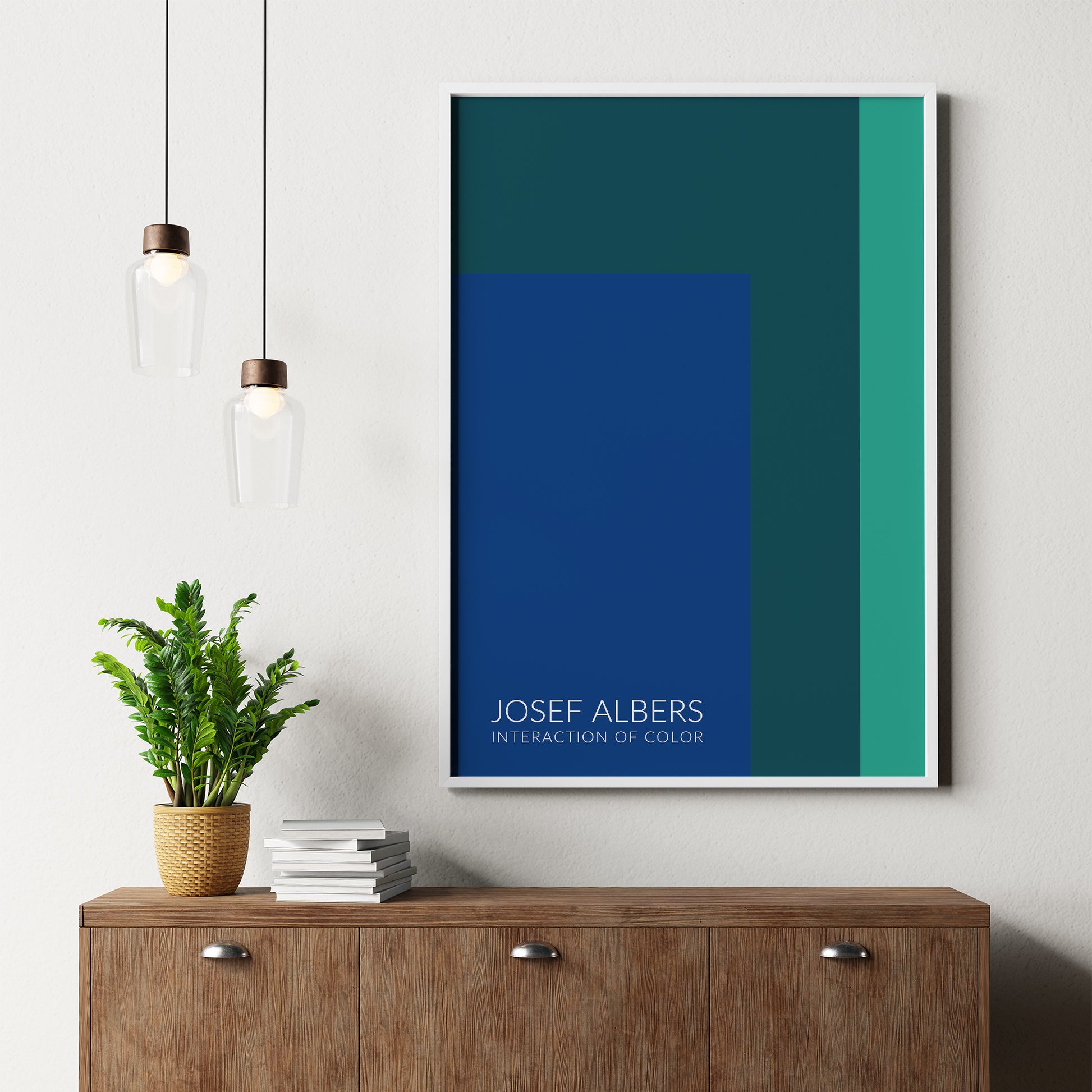 Josef Albers "Interaction of Color" Exhibition Poster