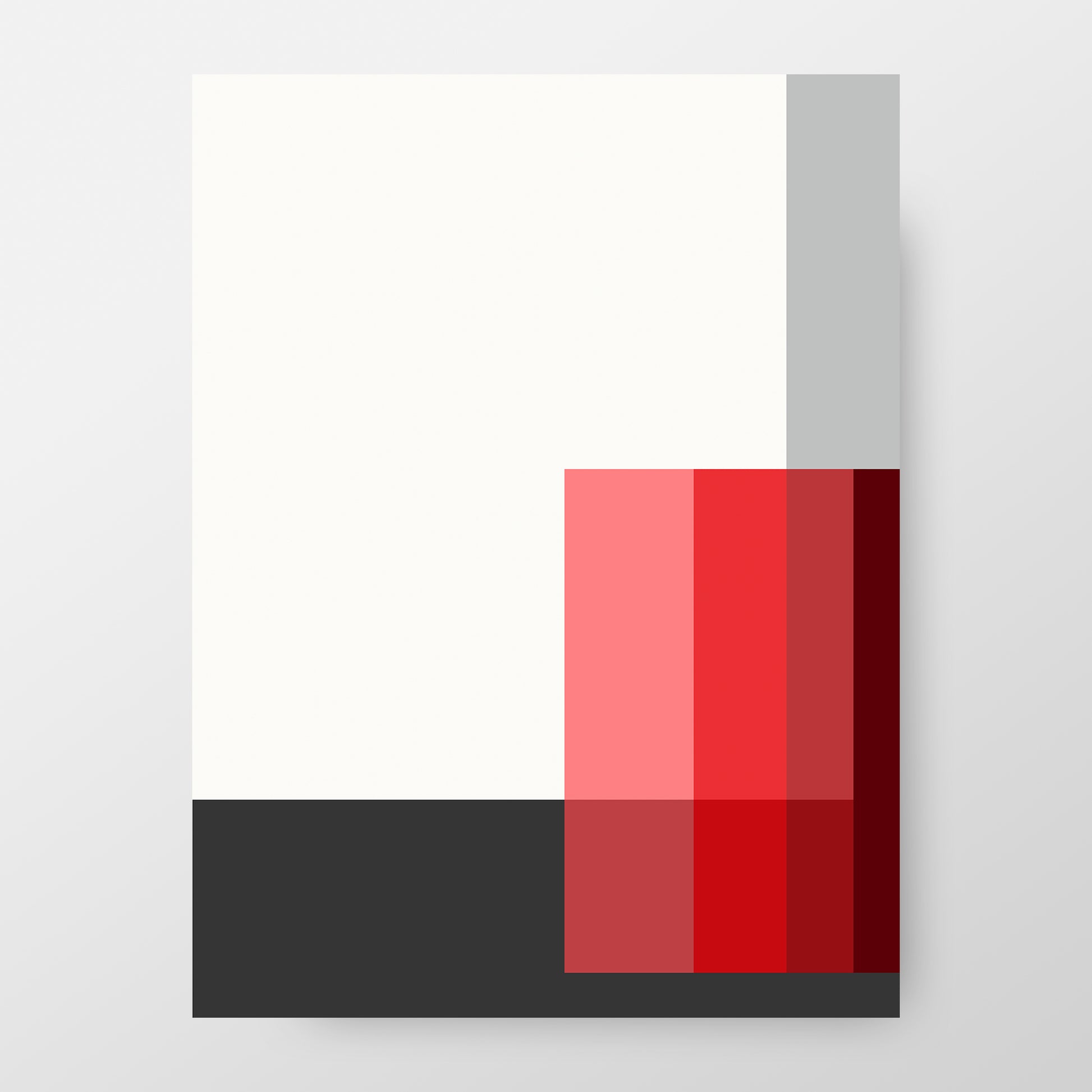 Karl Gerstner "Polar Red" 1958-59, Premium Finish Paper Poster