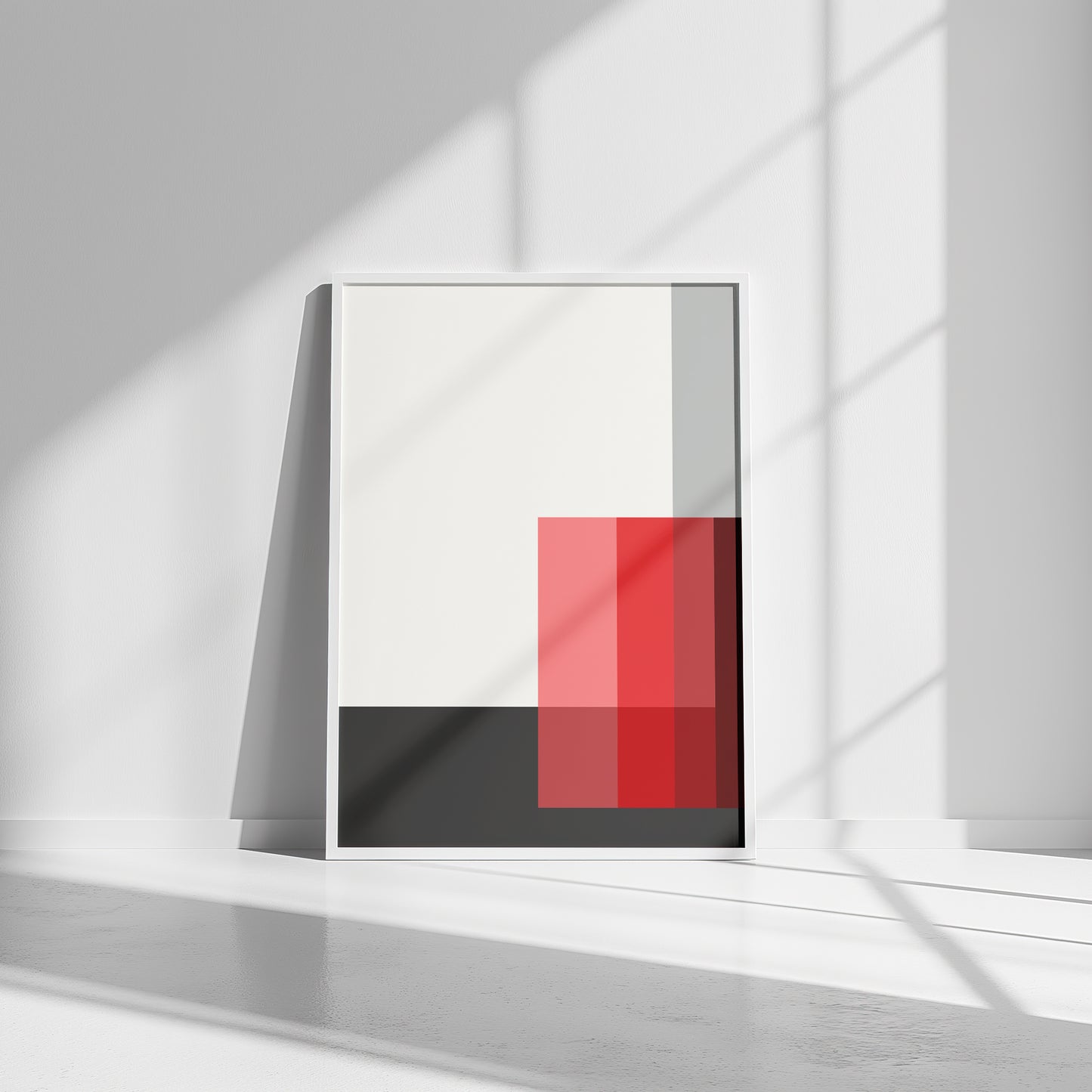 Karl Gerstner "Polar Red" 1958-59, Premium Finish Paper Poster