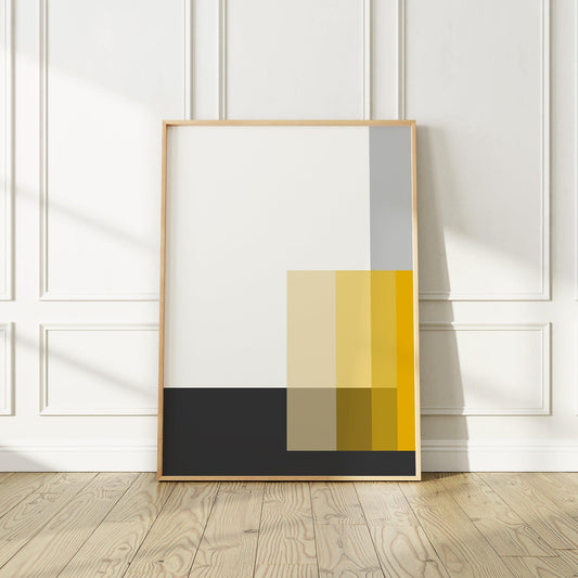Karl Gerstner "Polar Yellow" 1958-59, Premium Finish Paper Poster