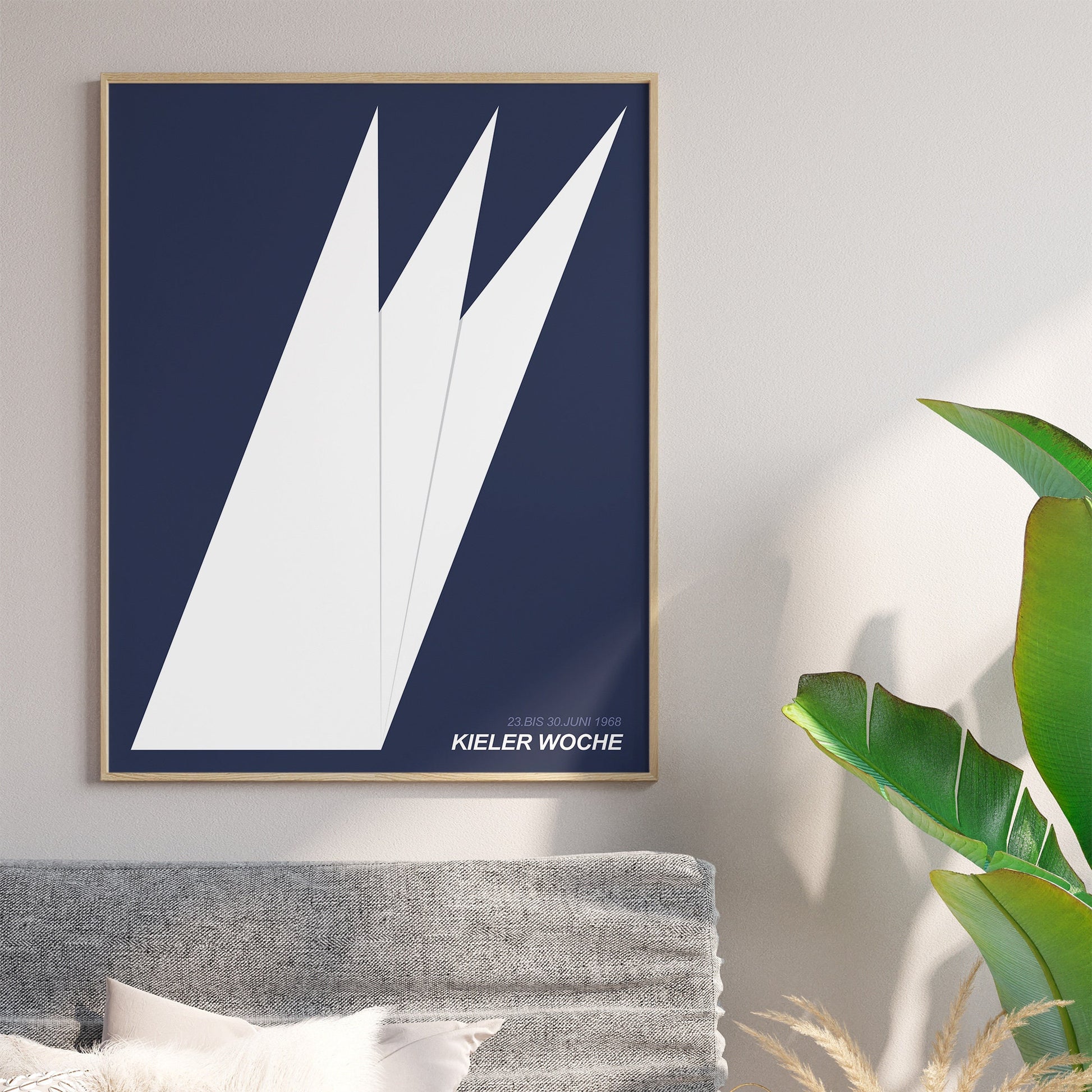 Kieler Woche 1968, The Kiel Week Sailing Event Poster