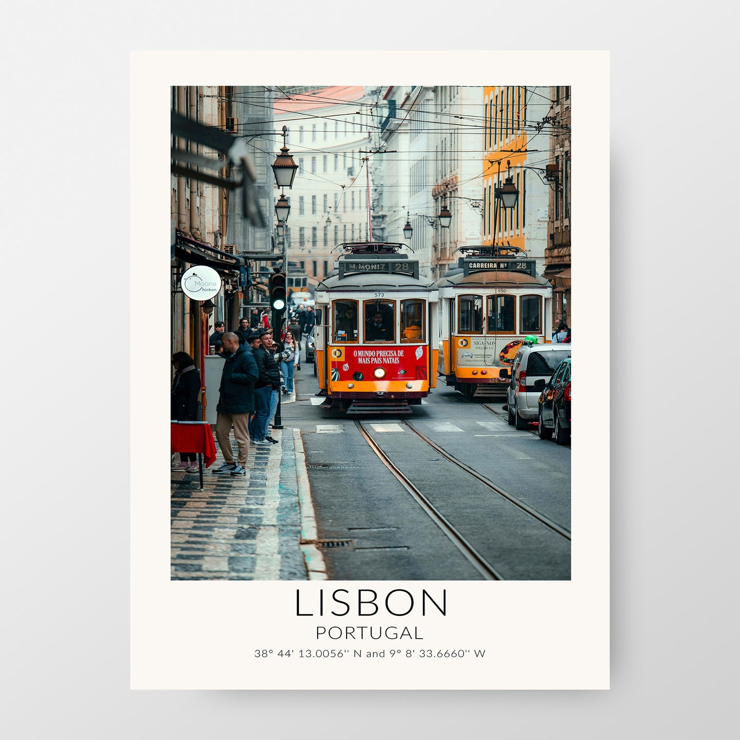 Lisbon Portugal Vibrant Travel Poster