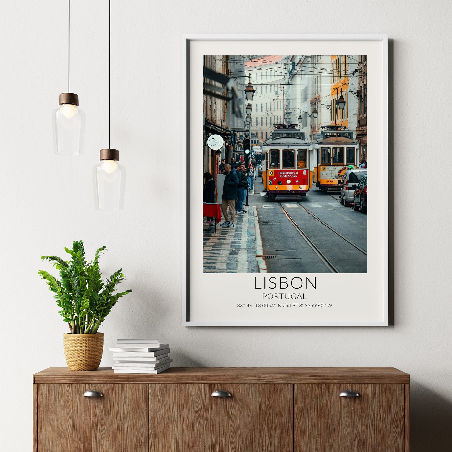 Lisbon Portugal Vibrant Travel Poster