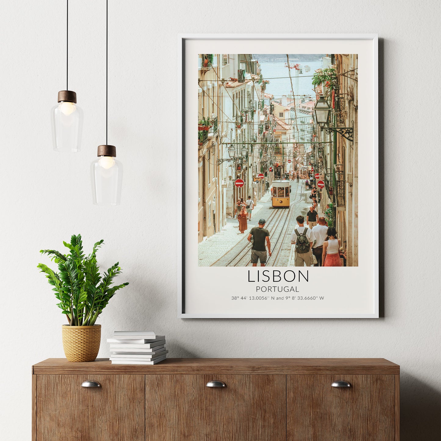 Lisbon Portugal Vibrant Travel Poster