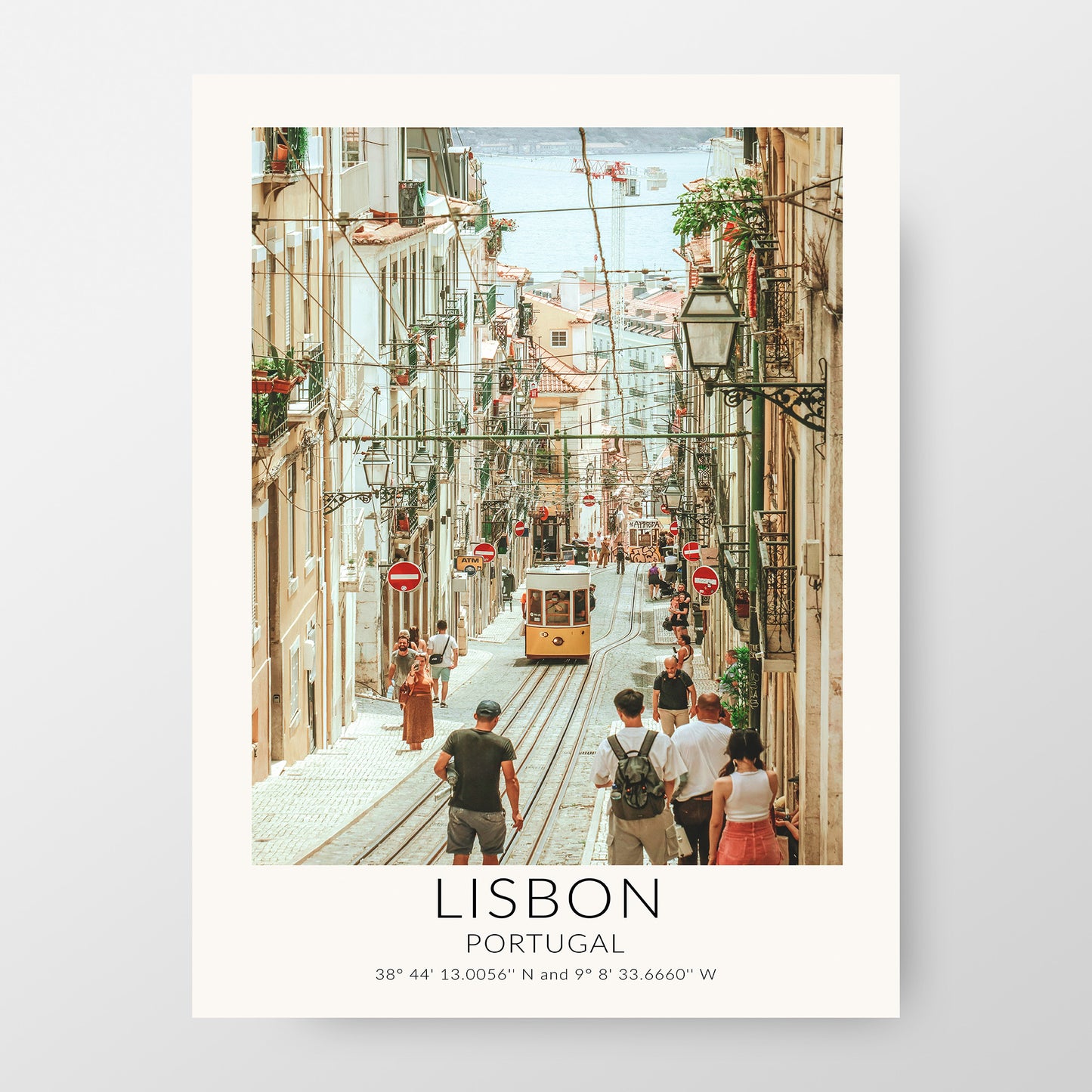 Lisbon Portugal Vibrant Travel Poster